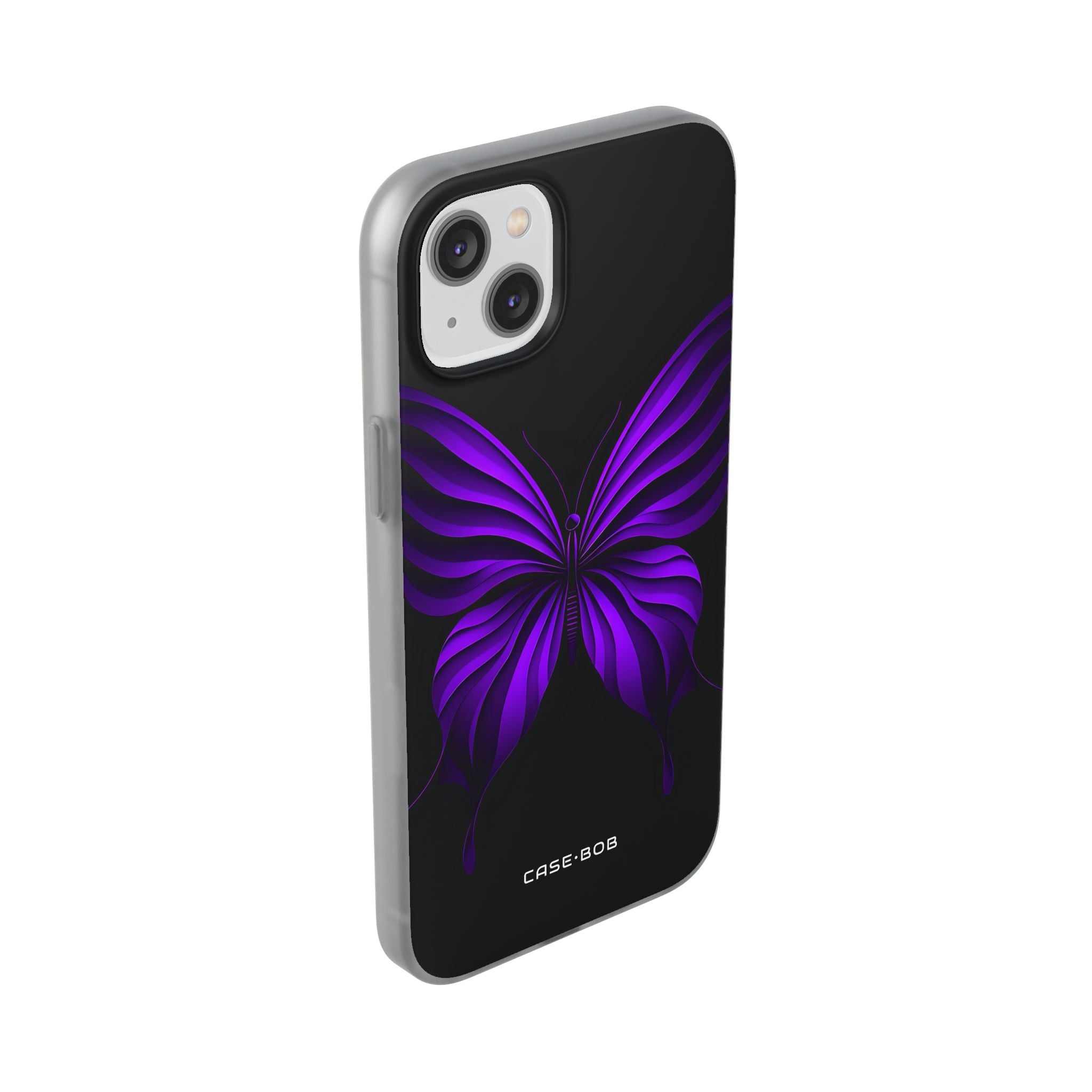 Violet Monarch iPhone 14 Plus Case - Soft