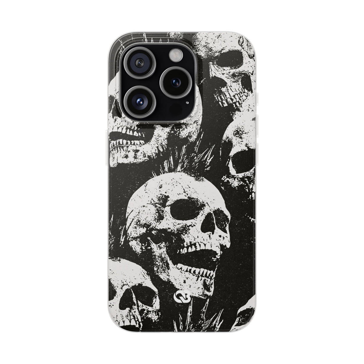 Punk Skull Riot · Lite Phone Case for iPhone · Black