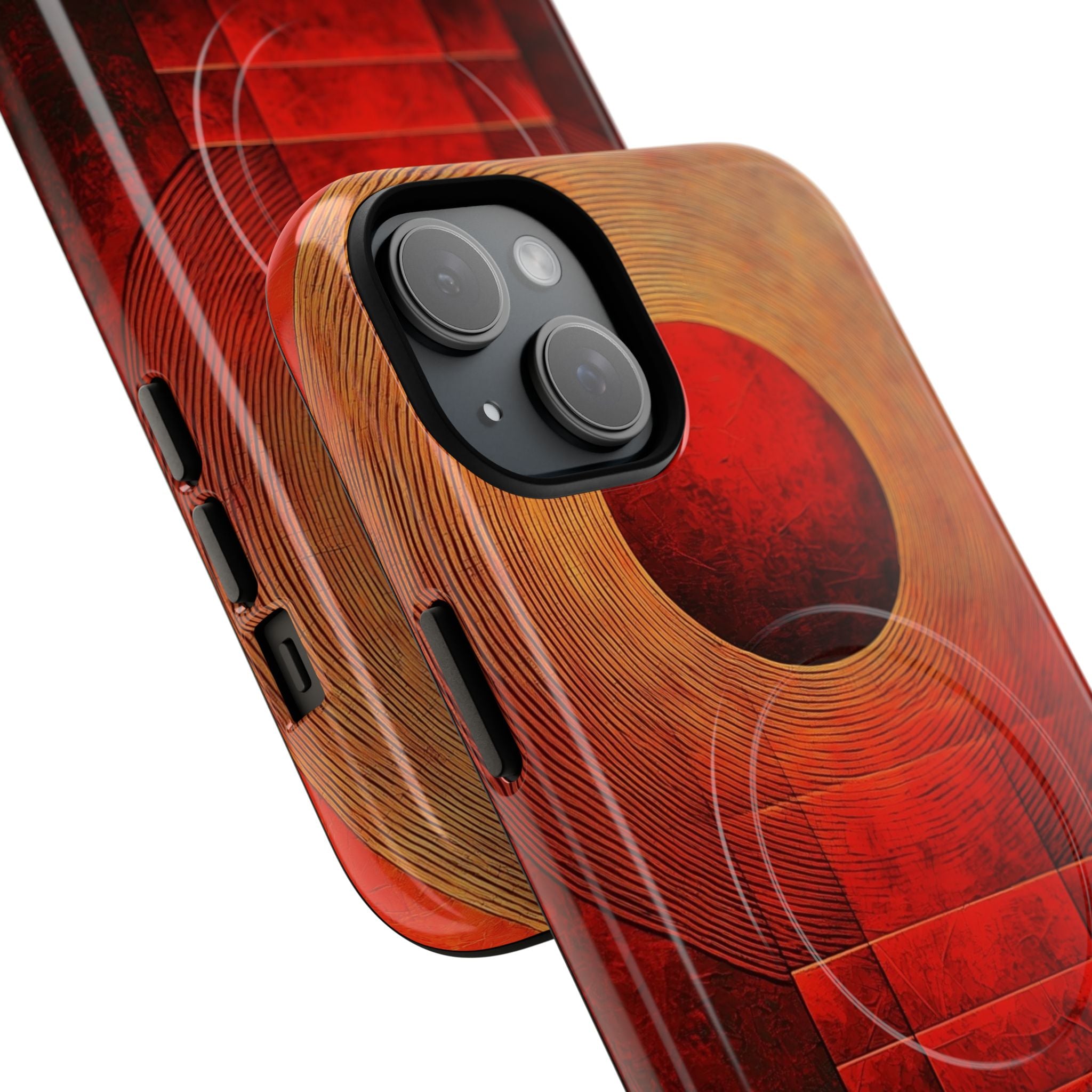 Crimson Solar Halo · Tough+ Capa para iPhone · Magsafe