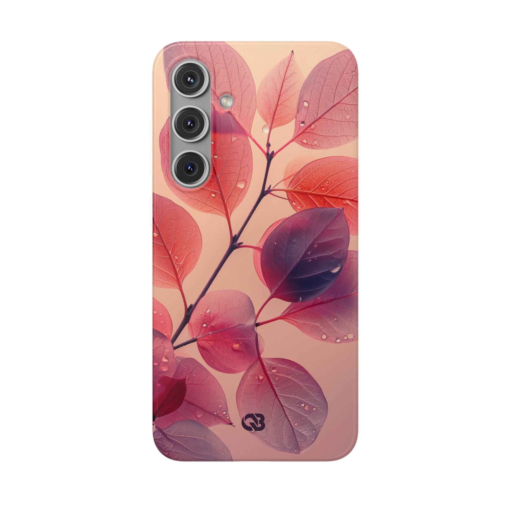 Dewy Magenta Foliage · Soft Phone Case for Samsung