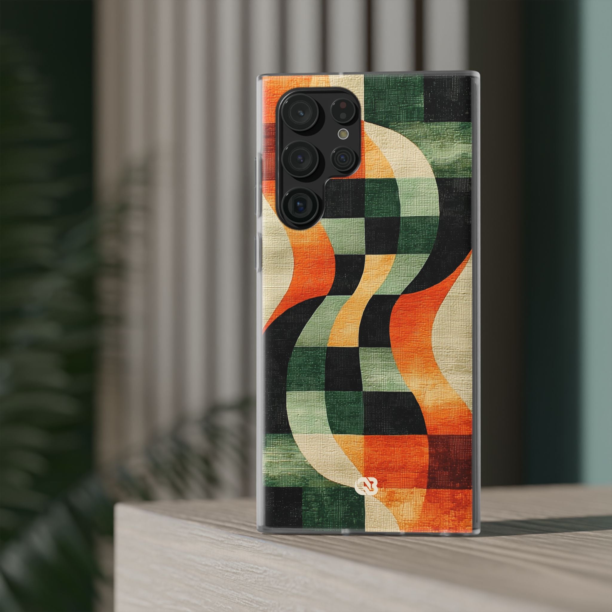 Burnt Orange Curve · Soft Handyhülle für Samsung