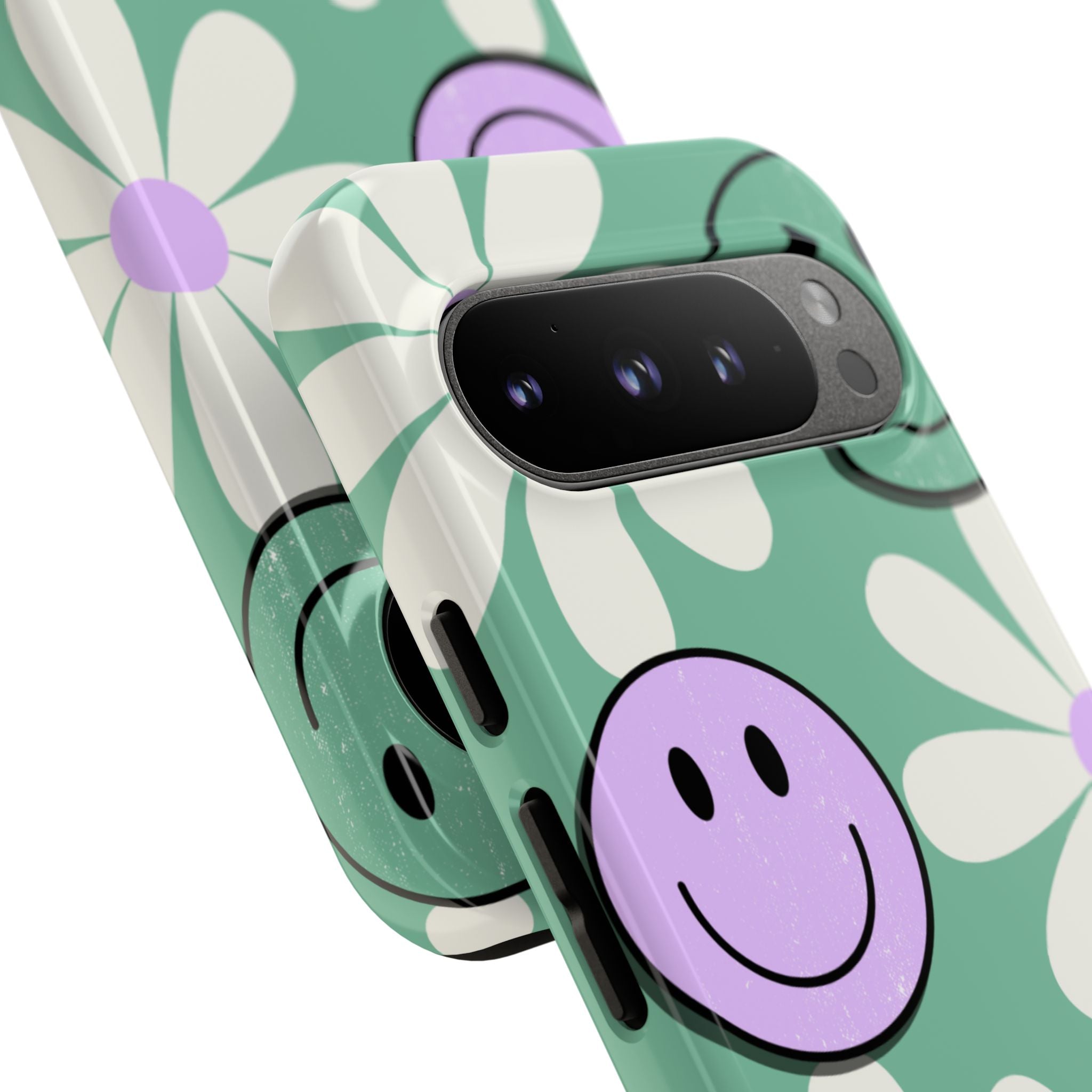 Smiley Daisy Glow Google Pixel 9 Pro Case - Tough