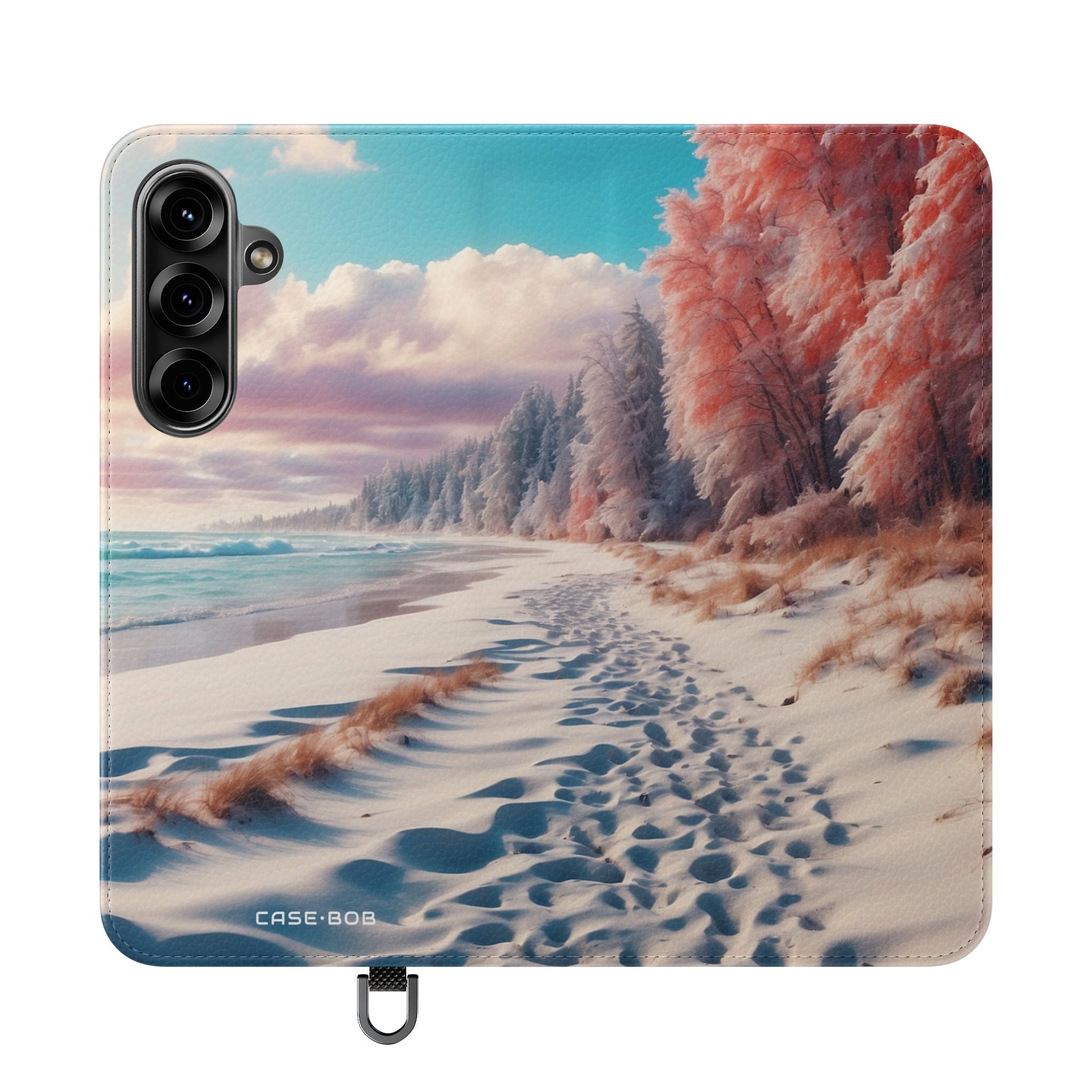 Lumiset jalanjäljet - Samsung S25+ Case - Lompakkokotelo