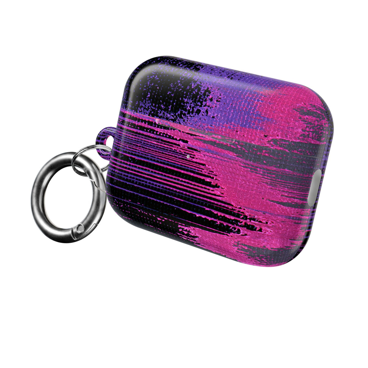 Neon Signal Shift · Hard Case for AirPods & AirPods Pro · Purple