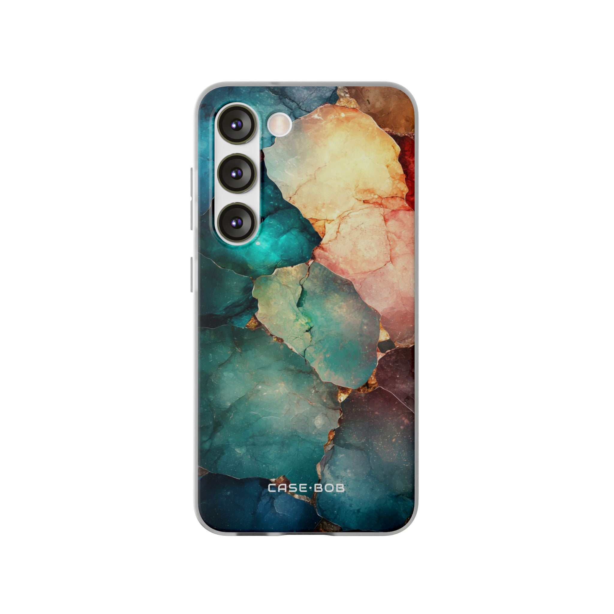 Sininen mosaiikkiveneet Samsung S23 -peite - Pehmeä