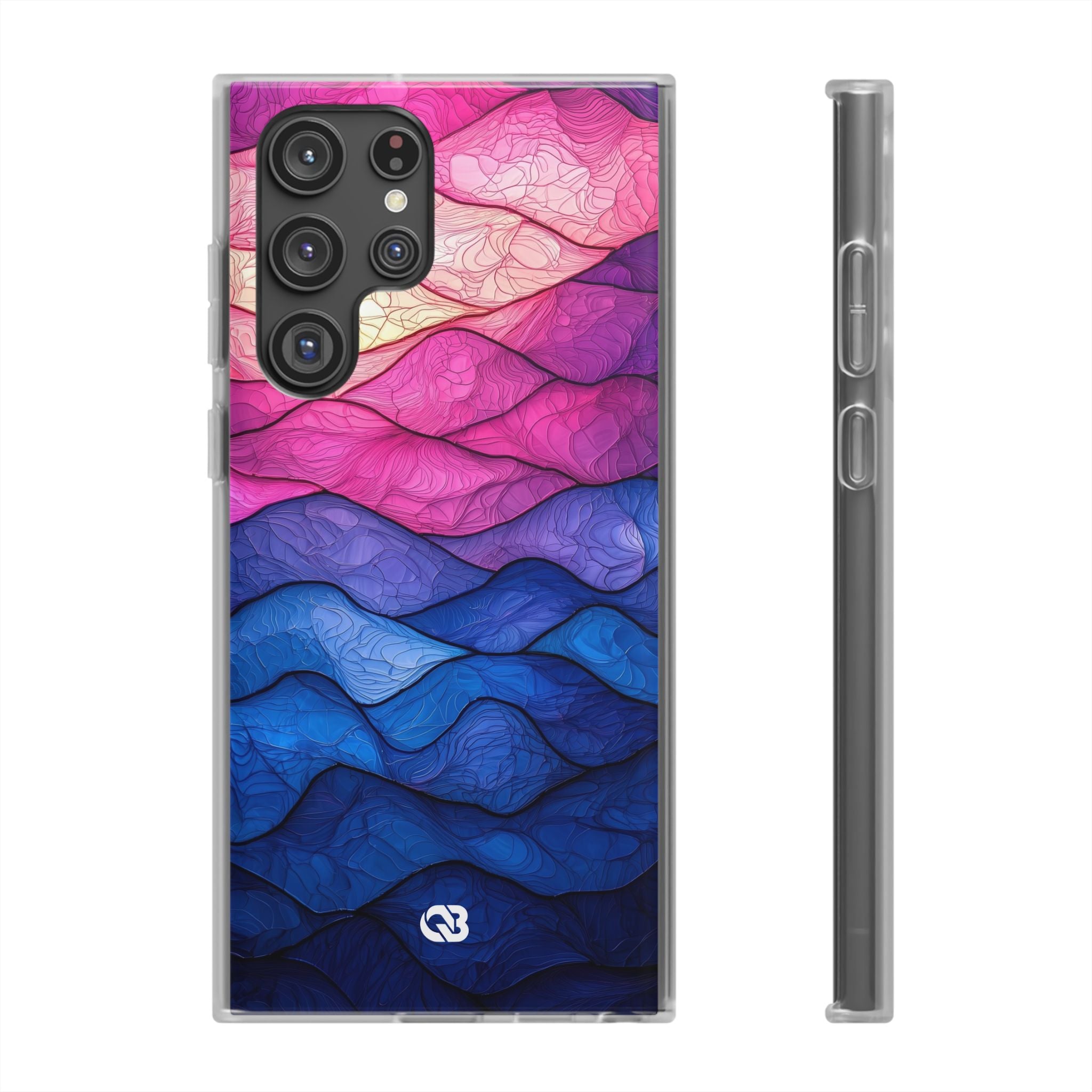 Electric Ridge Flow · Soft Phone Case for Samsung