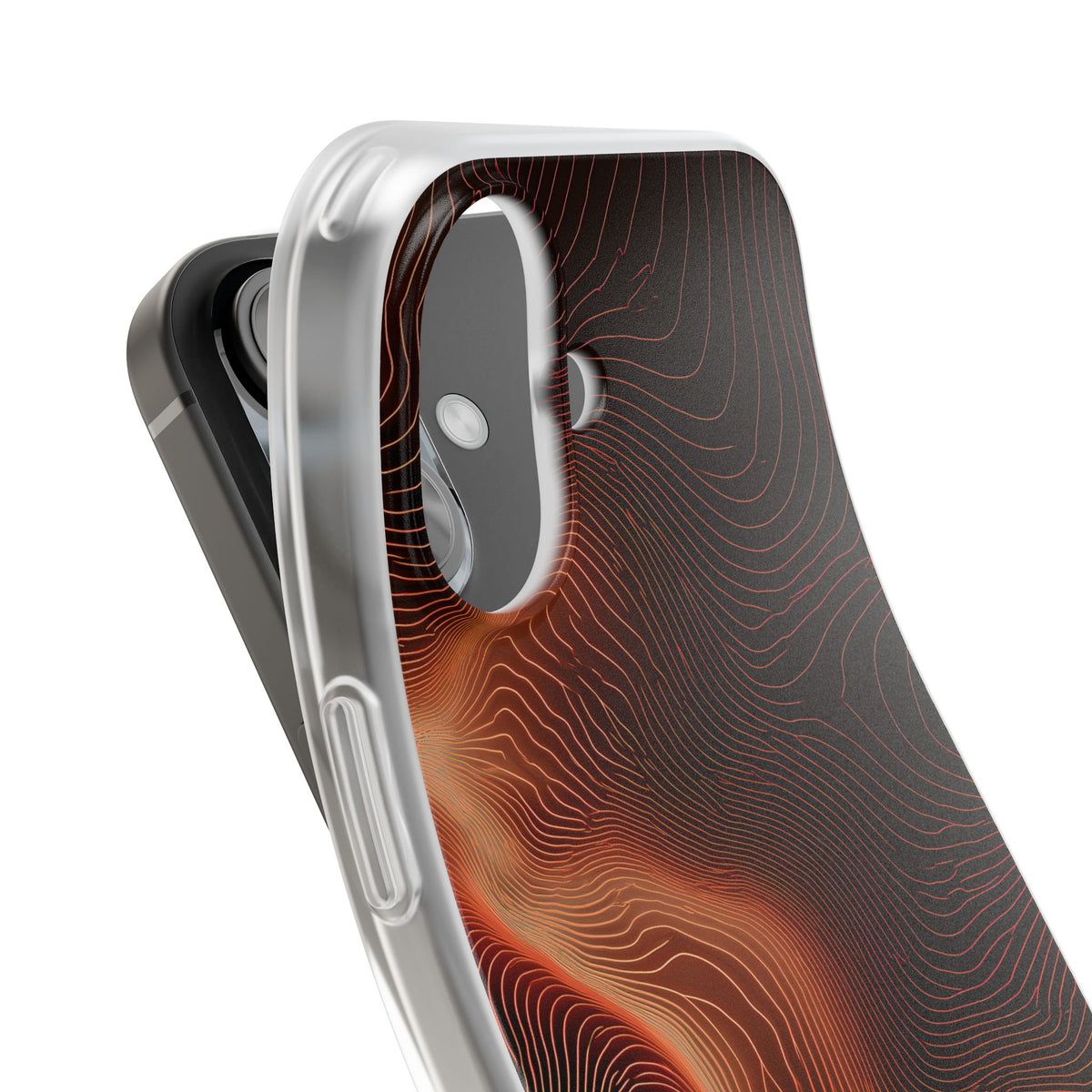 Caldera Ridge · Lite Phone Case for iPhone · Orange