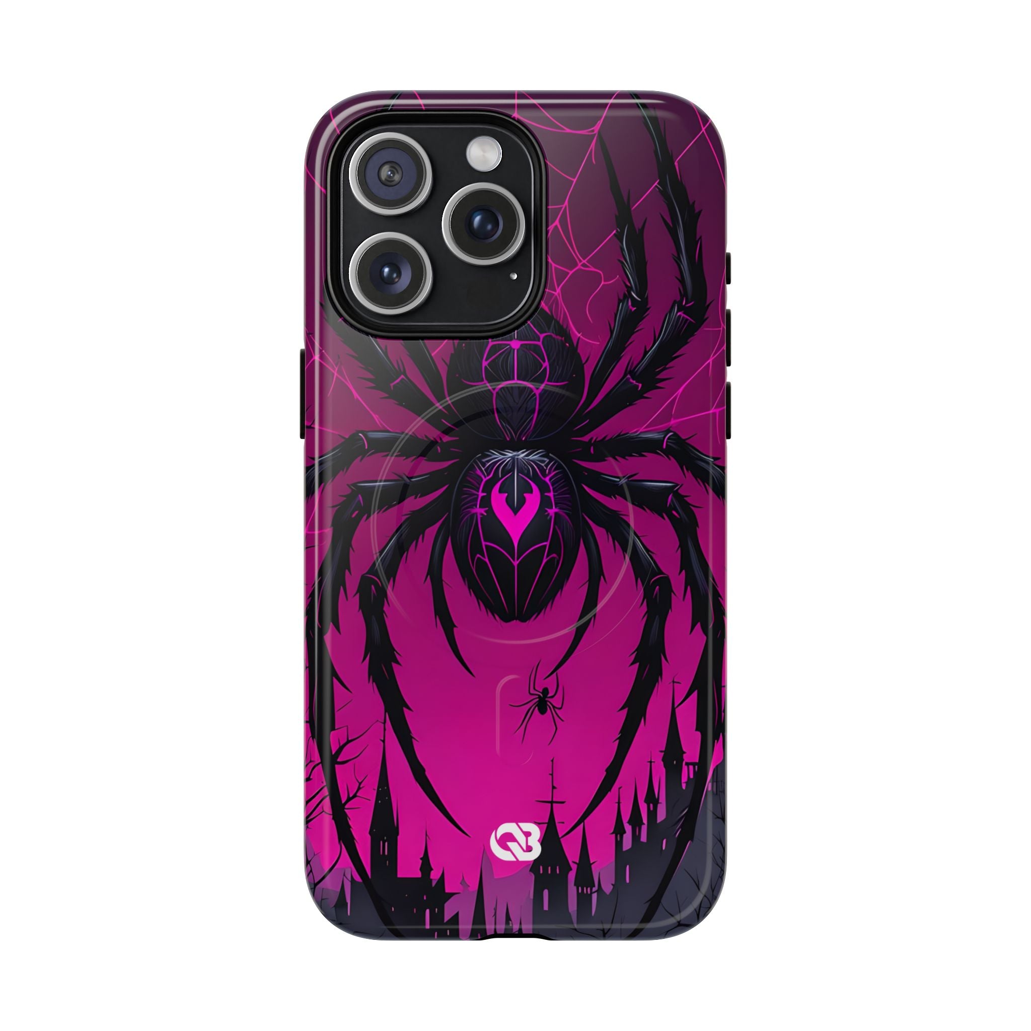 Obsidian Neon Widow · Tough+ Handyhülle für iPhone · Magsafe