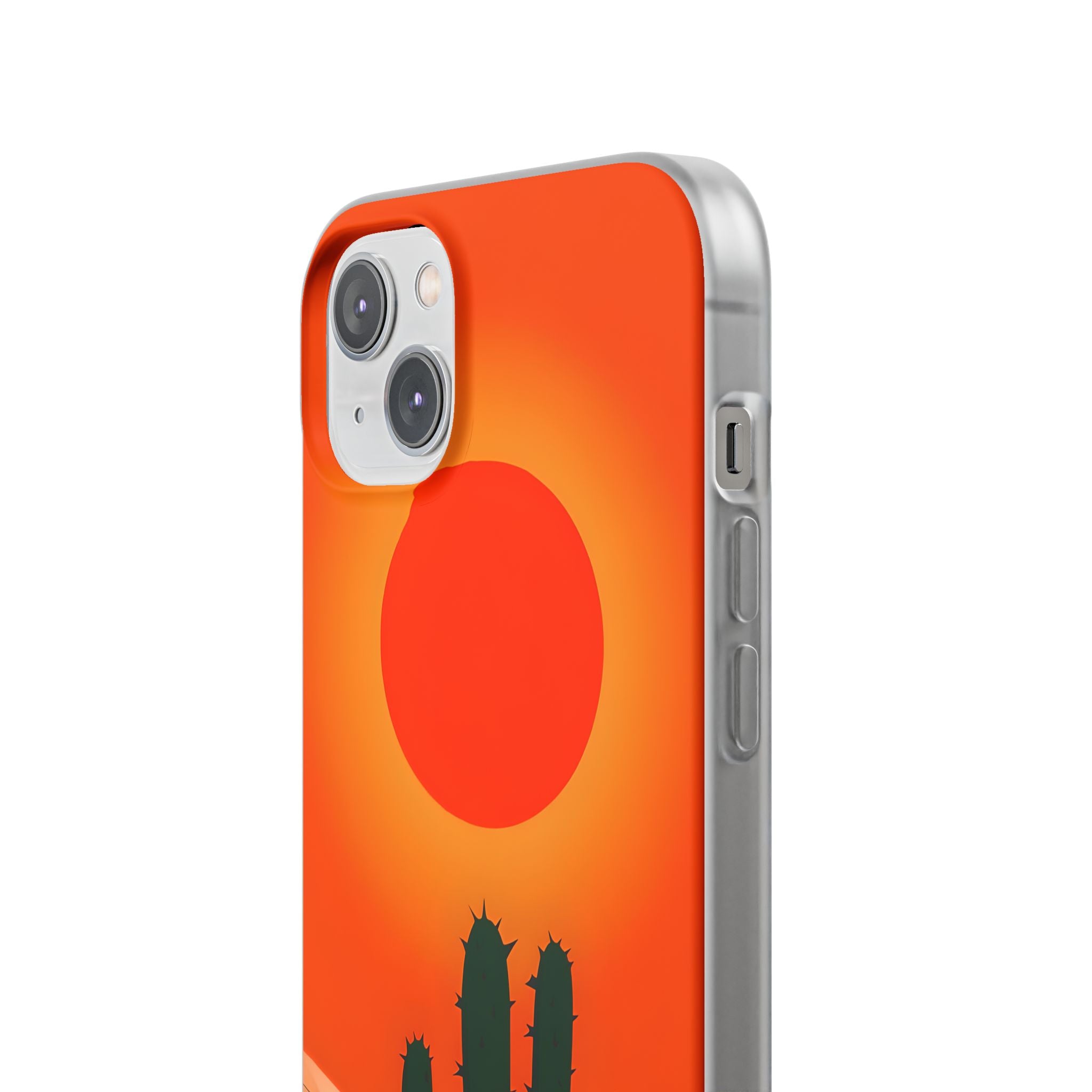 Scorched Saguaro Sunset · Soft Phone Case for iPhone