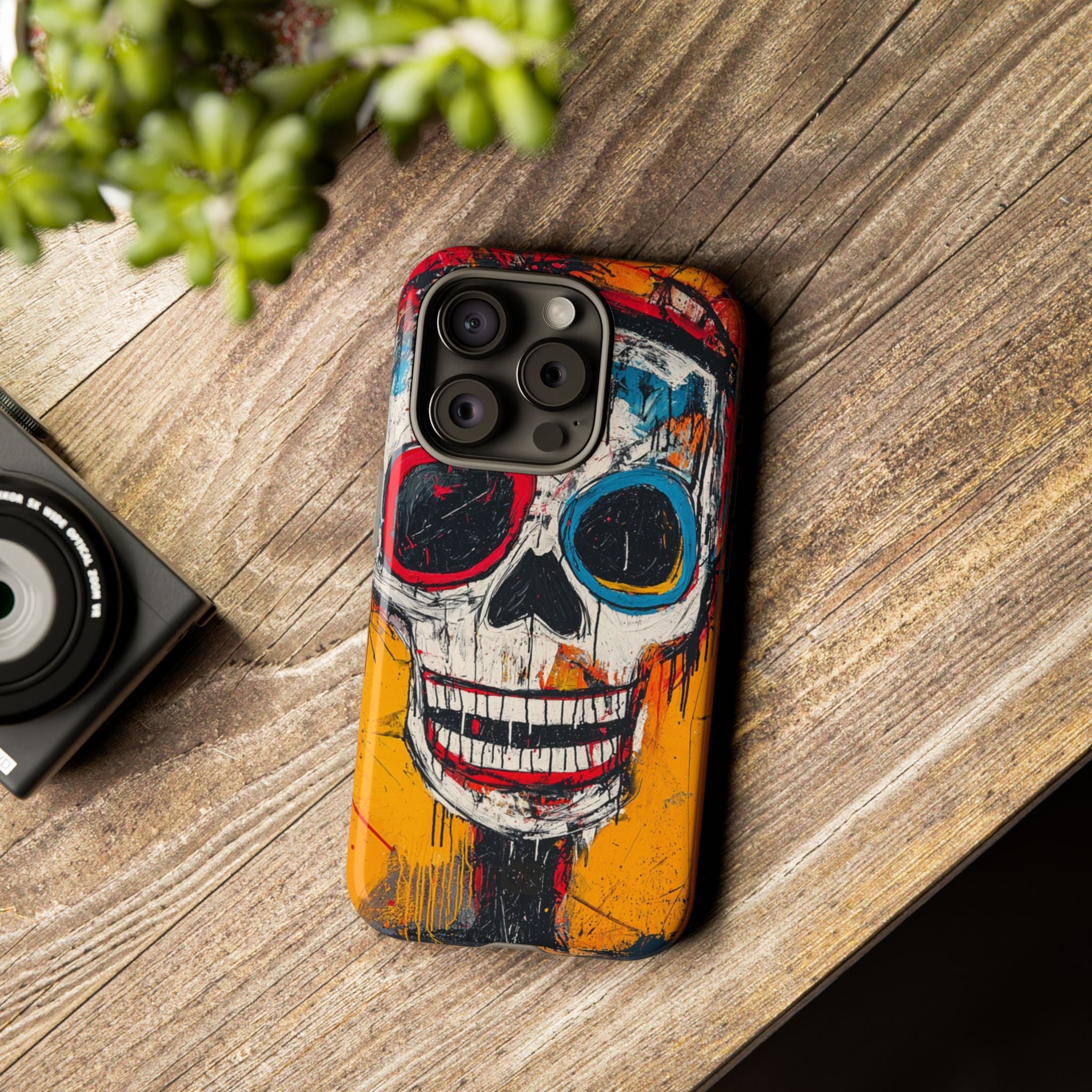 Vivid Graffiti Skull · Tough Phone Case for iPhone