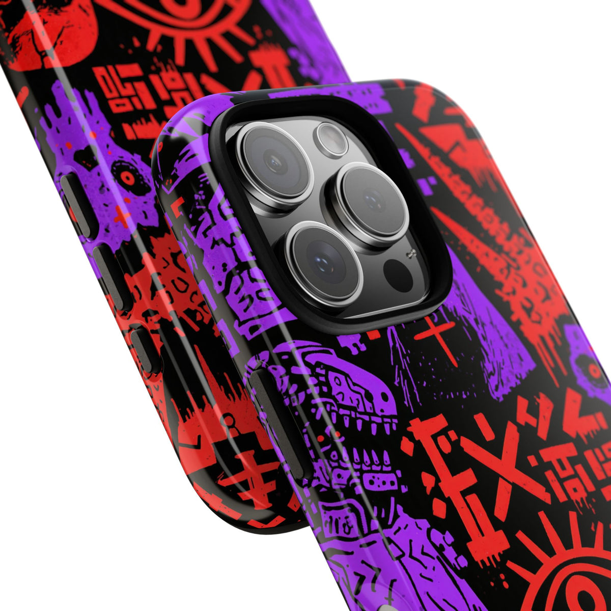 Underground Cyber Glyphs · Tough Phone Case for iPhone · Black