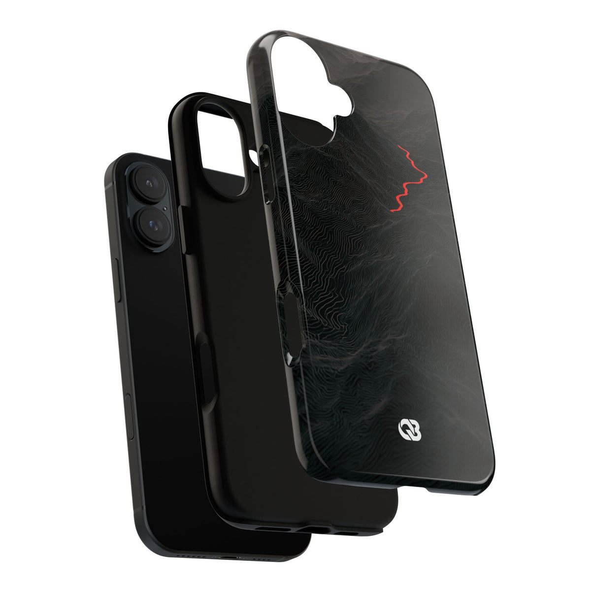 Crimson Ridge Pass · Tough Phone Case for iPhone · Black