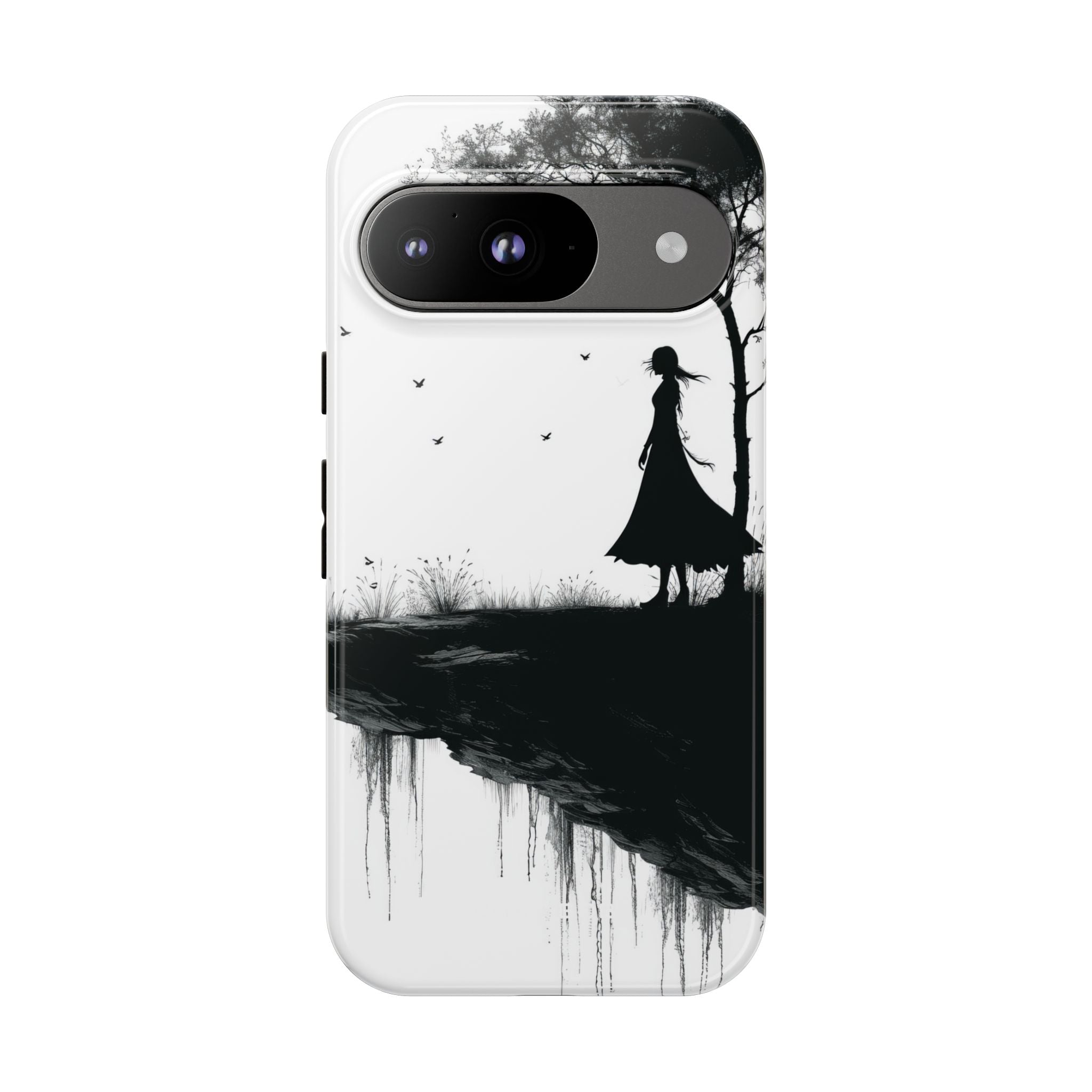 Cliffside Silhouette Google Pixel 9 Case - Tough