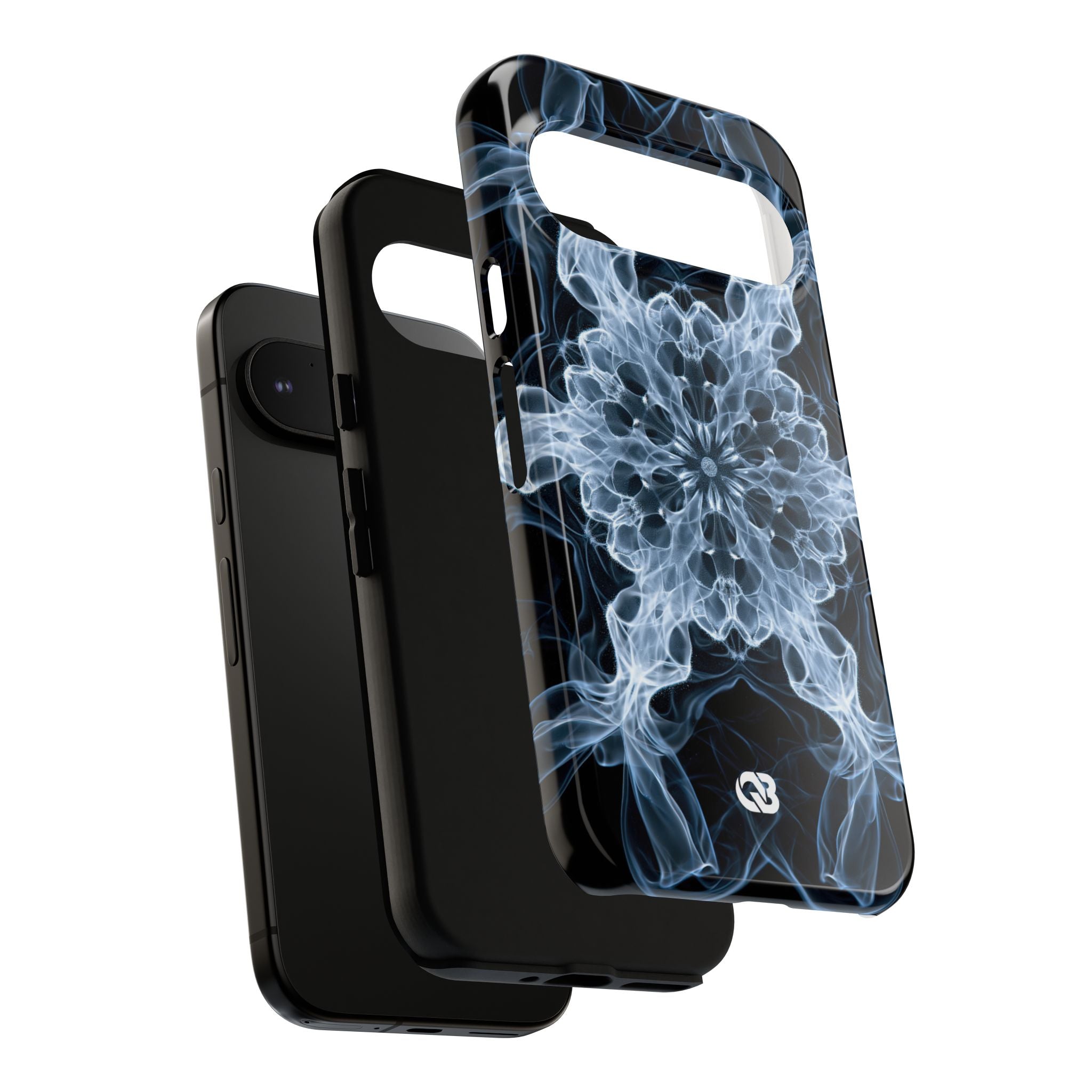Blue Tough Phone Case for Google Pixel - Glacial Smoke Crown