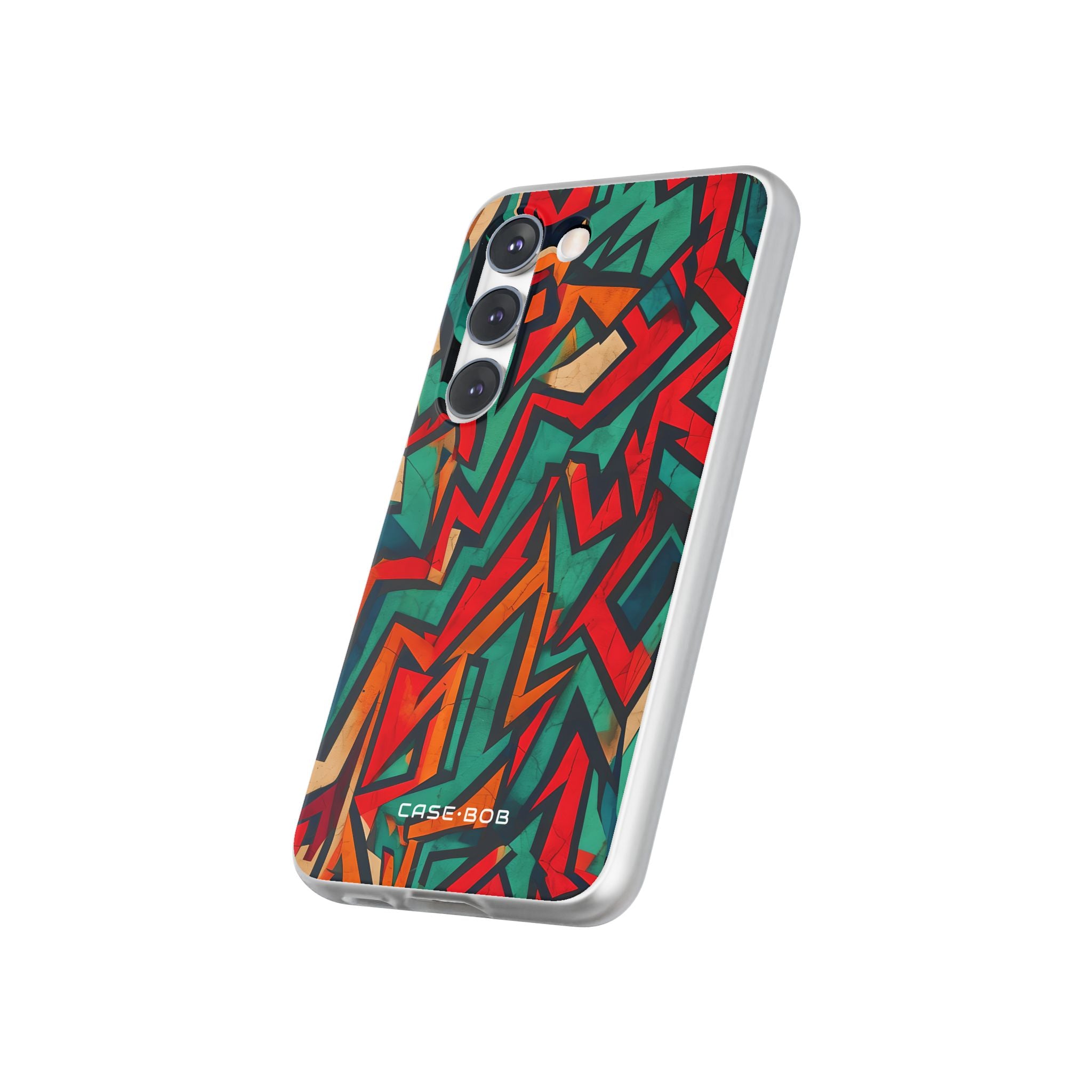 Crimson Zickzack Samsung S23 Case - Soft