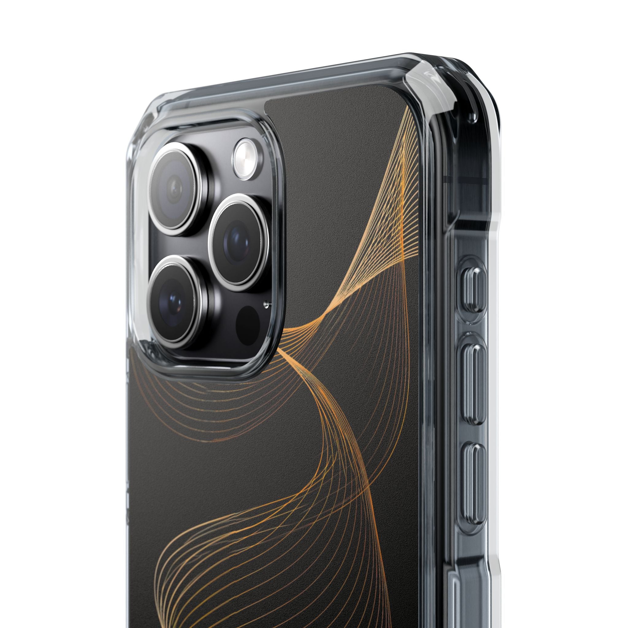 Gold Impact MagSafe Phone Case for iPhone - Burnished Bronze Helix