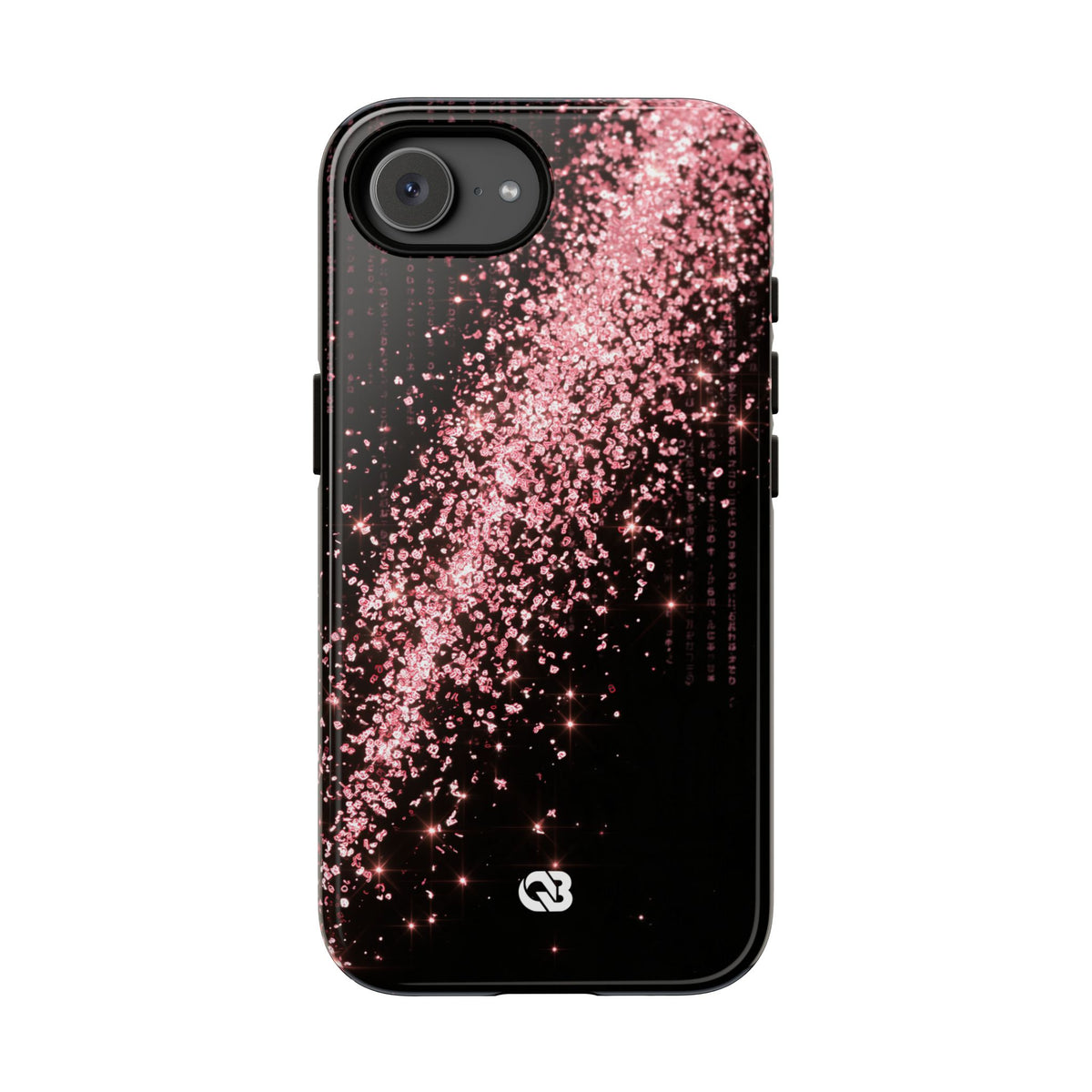 Rose Digital Cascade · Tough Phone Case for iPhone · Pink