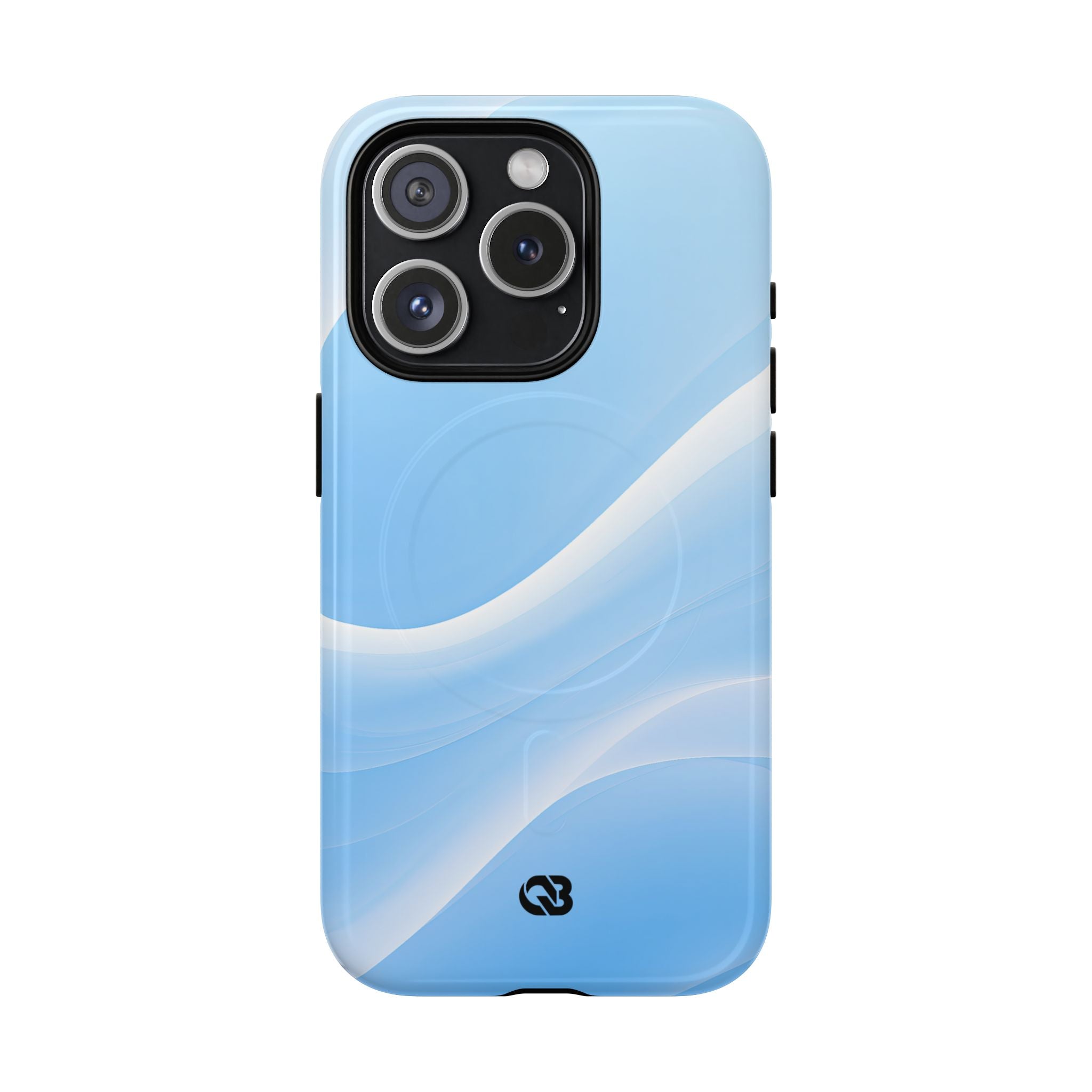 Blue Tough 2.0 Magsafe Phone Case for iPhone - Glacial Blue Silk