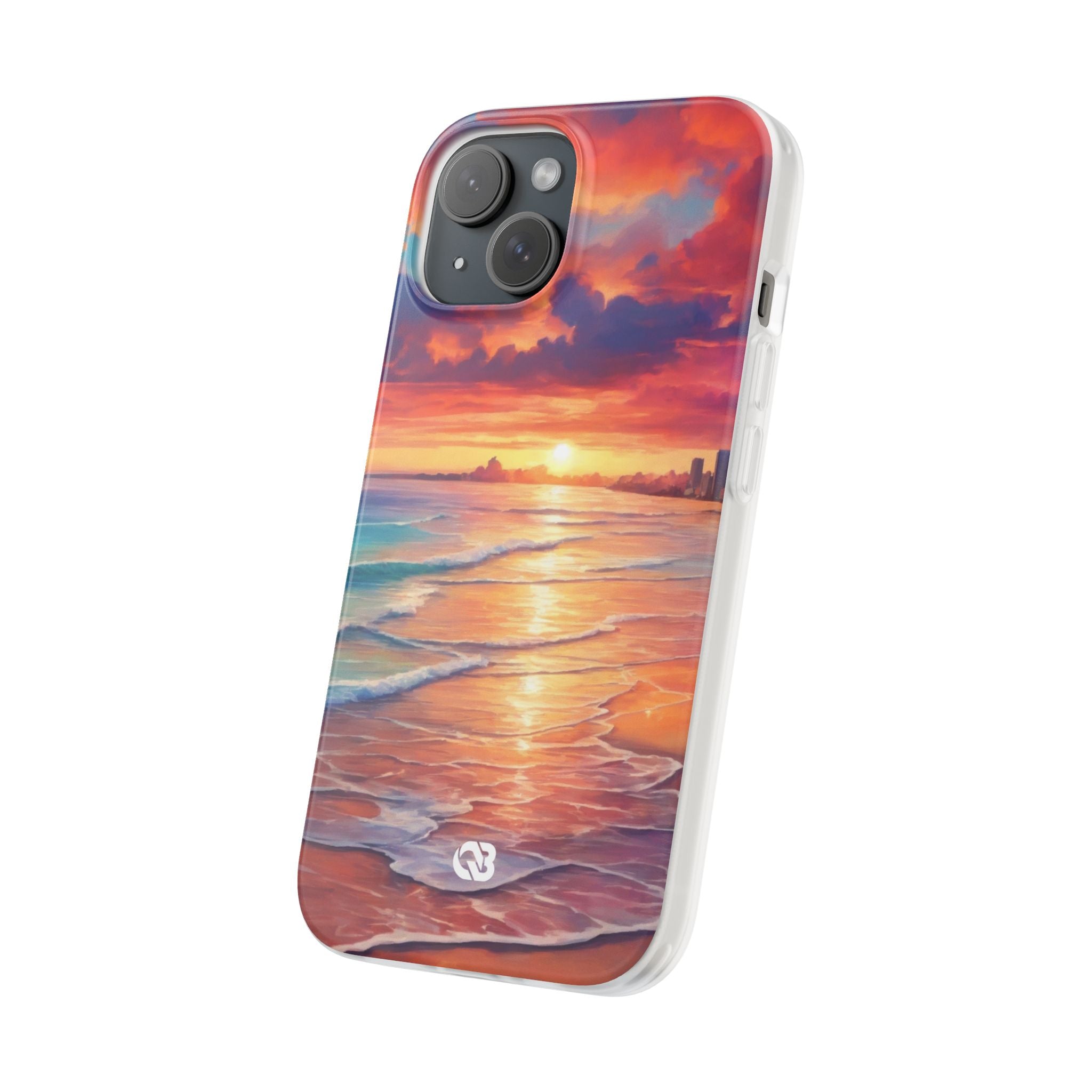 Crimson Shore Horizon · Soft Handyhülle für iPhone