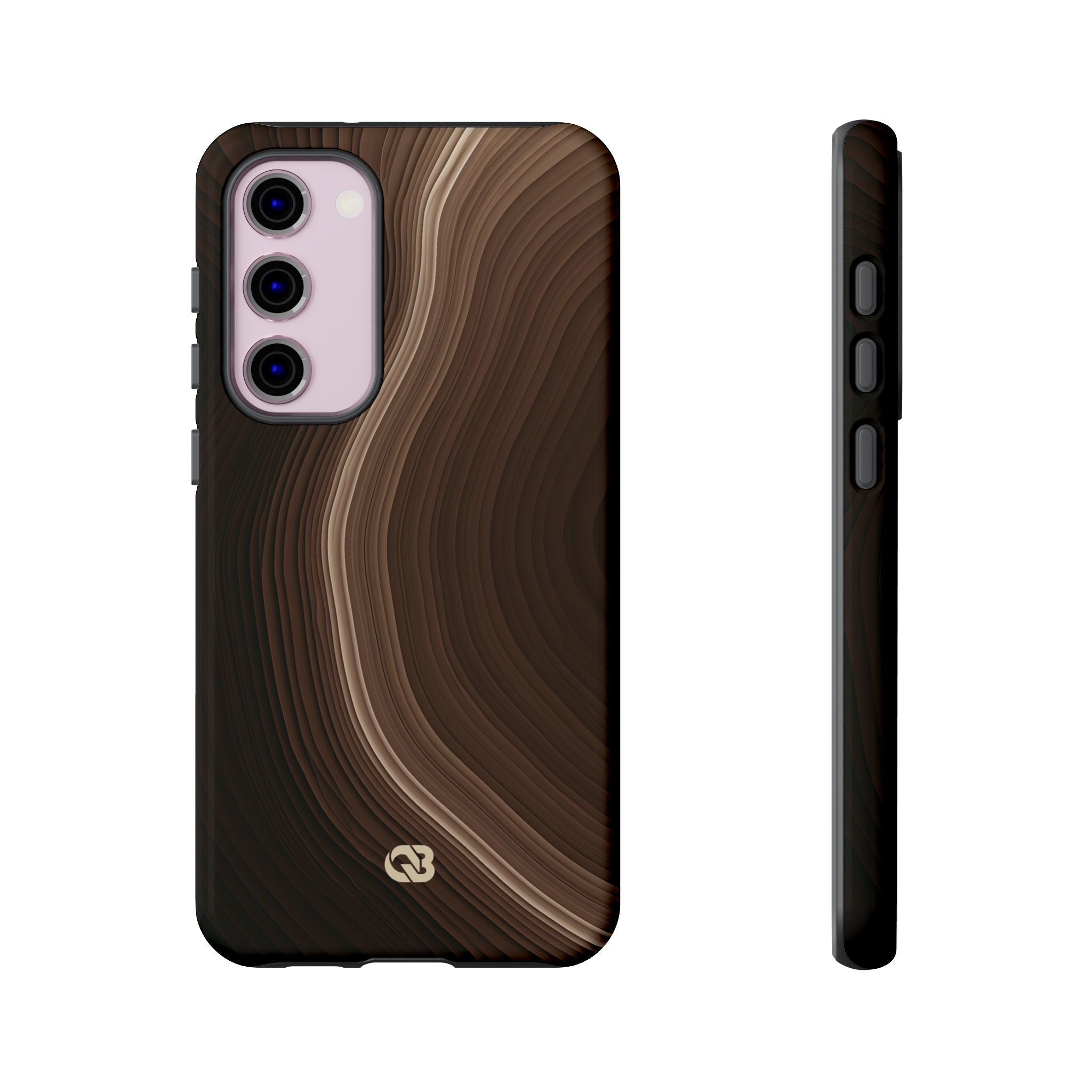 Brown Tough Phone Case for Samsung - Bronzed Canyon Relief