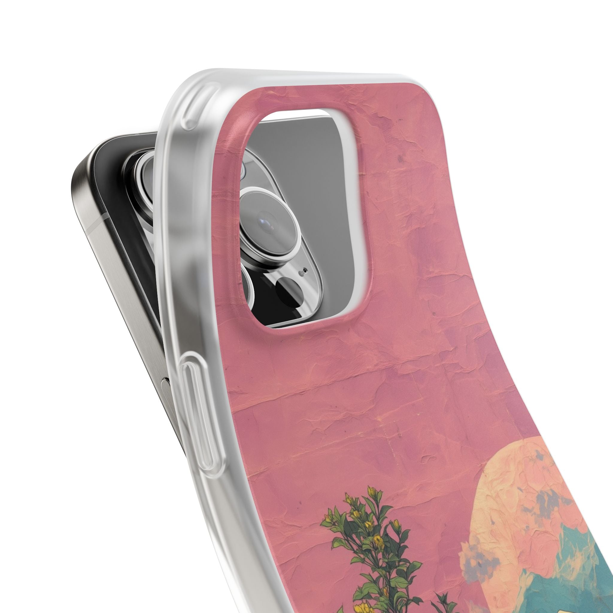 Lunar Pastel Bloom · Soft Phone Case for iPhone