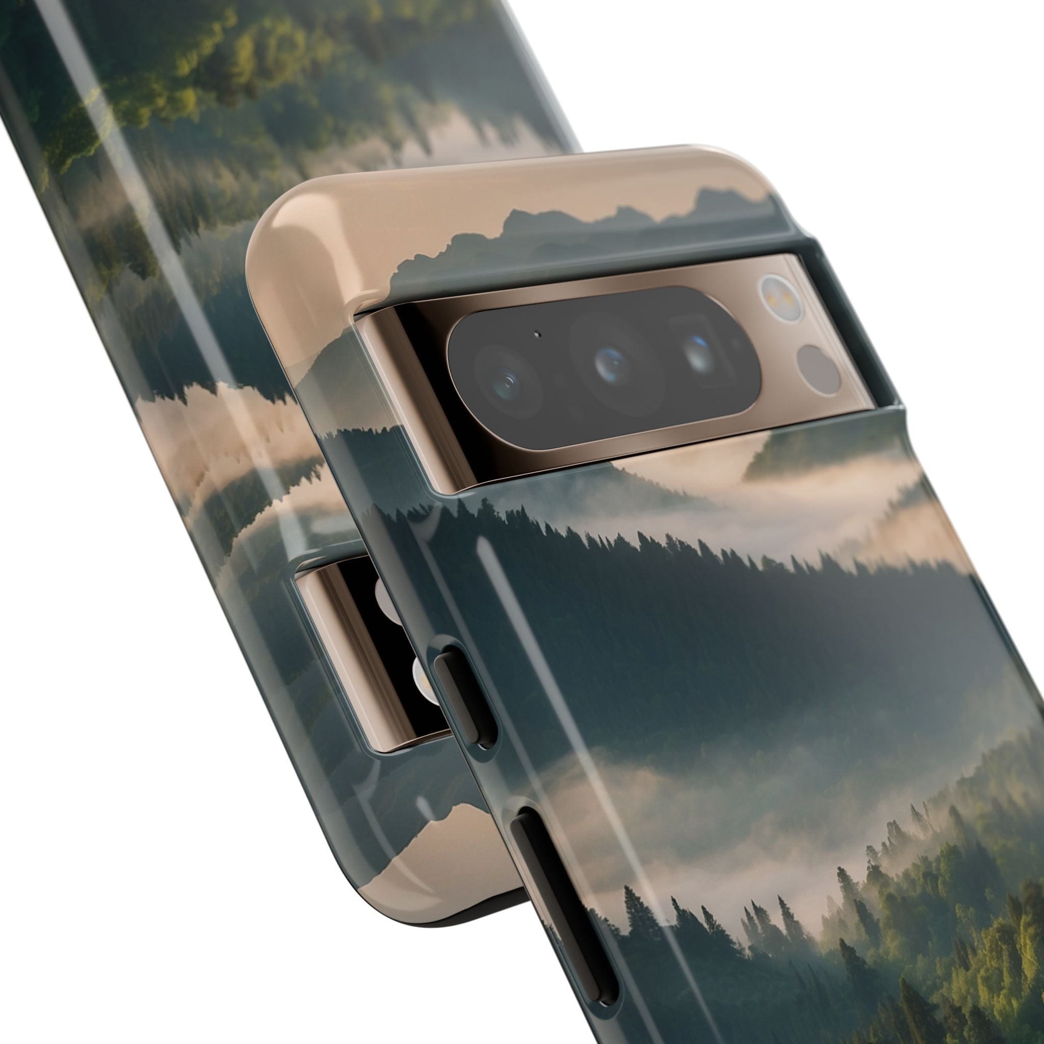 Foggy Mountain Ridge · Tough Phone Case for Google Pixel