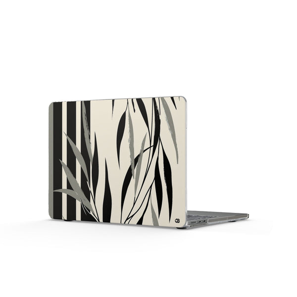 Linear Willow Study · Clear Hard Case for MacBook · Beige