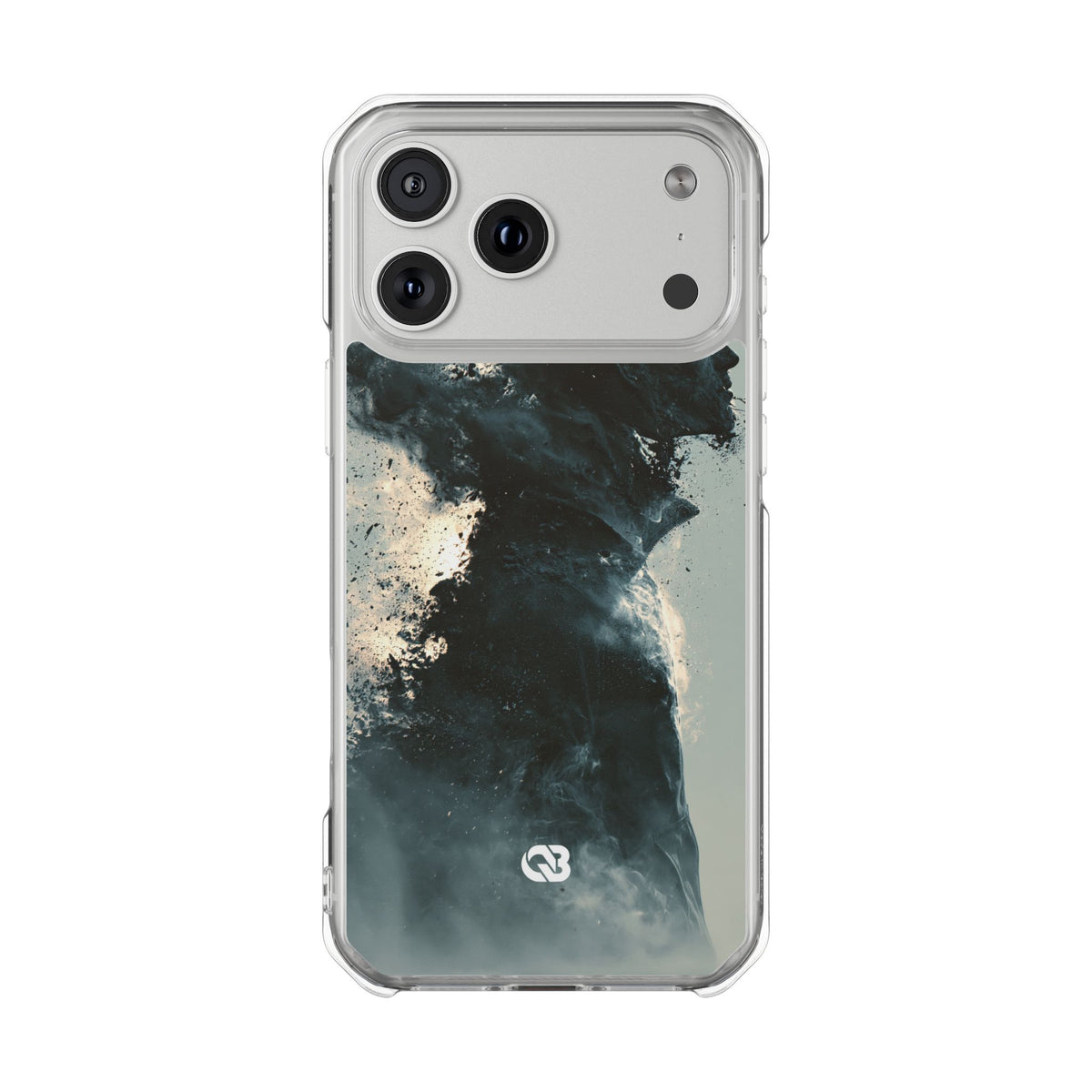 Ashen Dissolution · Clear Impact Magnetic Phone Case for iPhone · Black