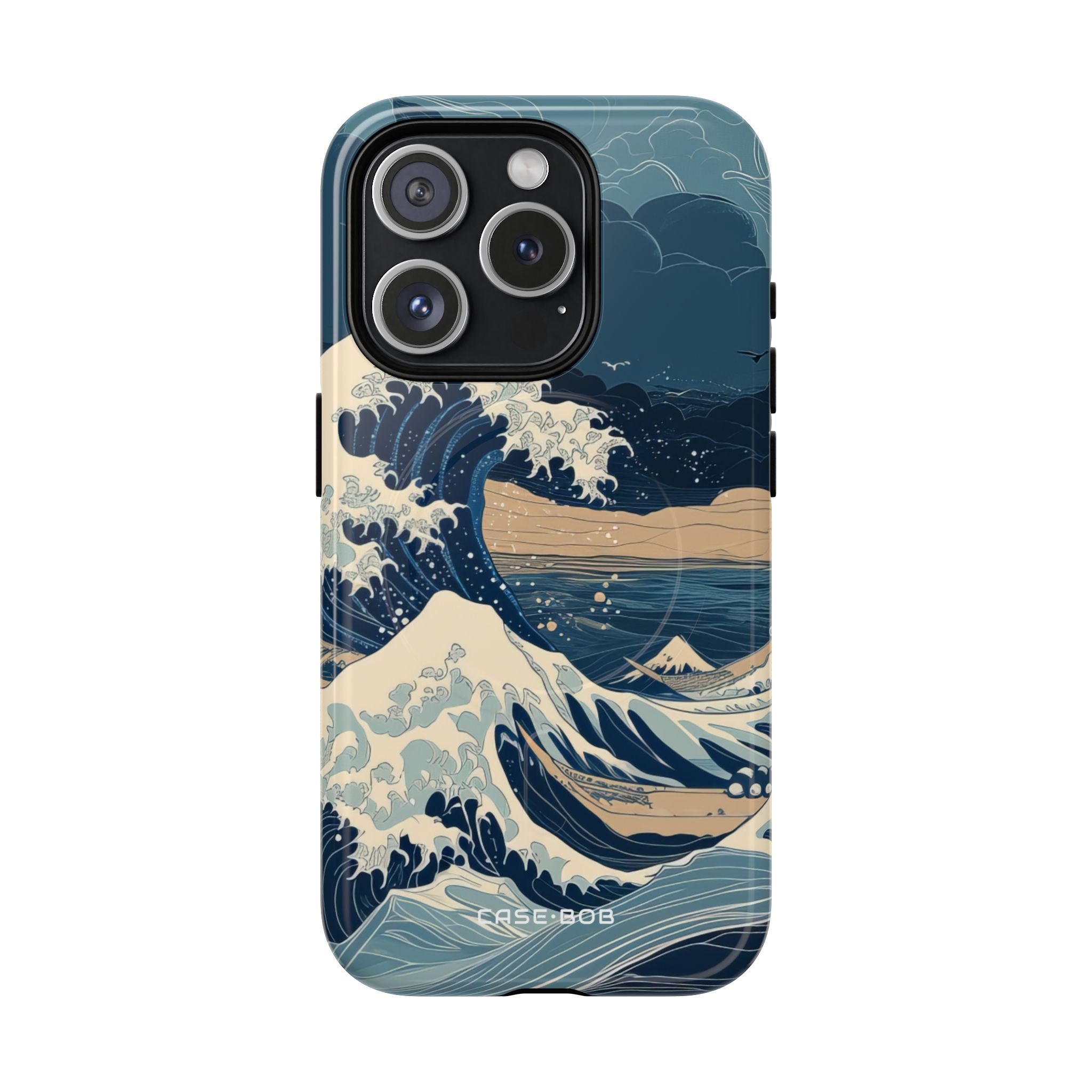 Cresting Blue Wave iPhone 15 Pro Case - Tough+