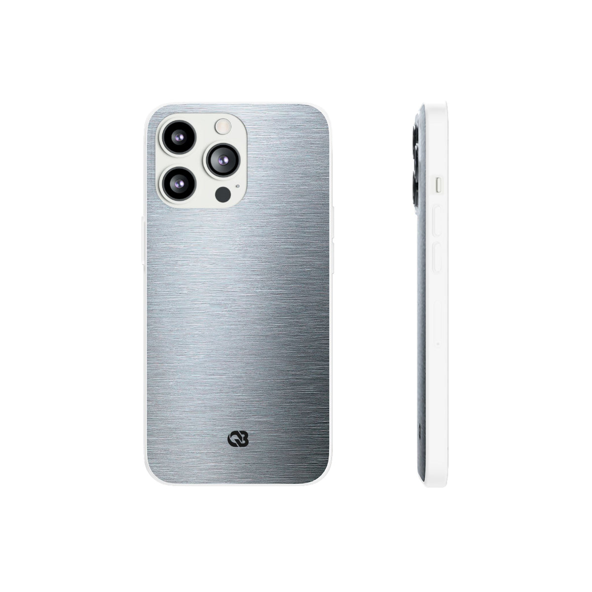 Brushed Aluminum · Lite Phone Case for iPhone · Silver