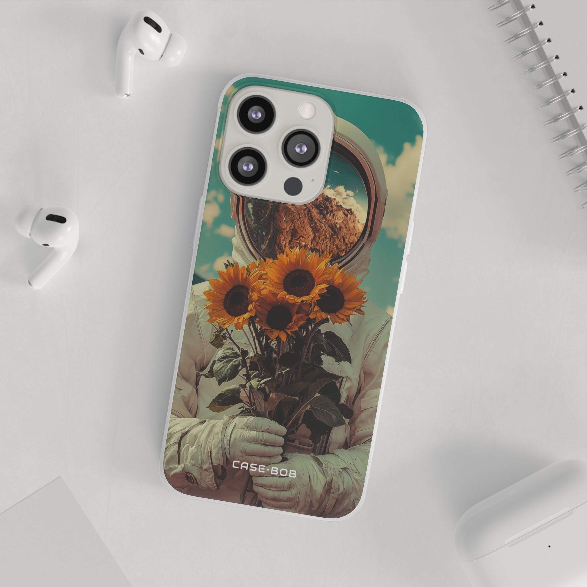 Sunflower Astronaut iPhone 13 Pro - Soft