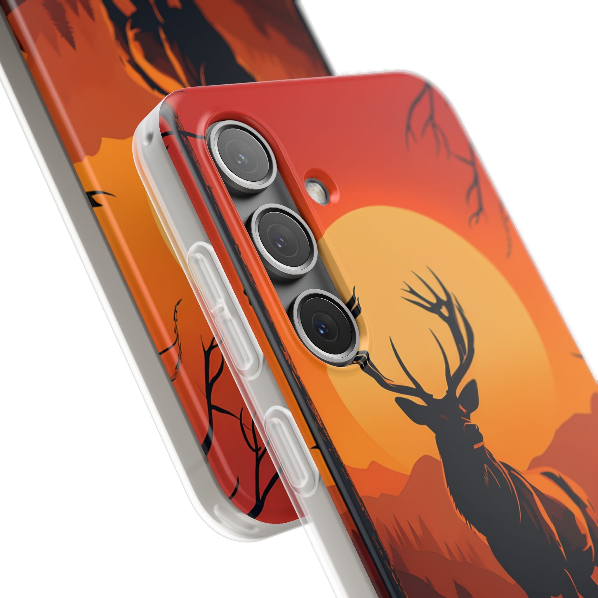 Amber Ridge Stag · Soft Phone Case for Samsung
