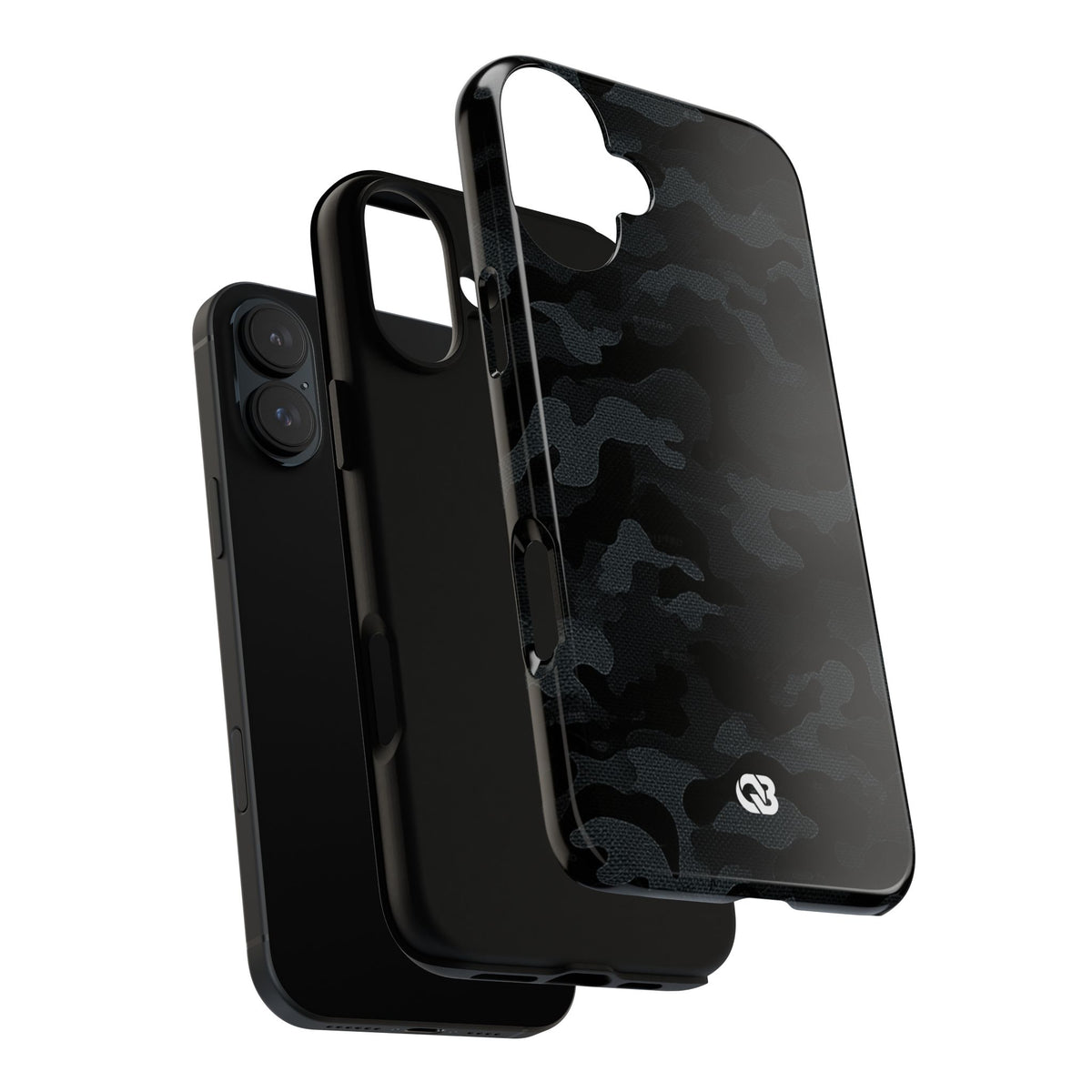 Blackout Urban Camo · Tough Phone Case for iPhone · Black