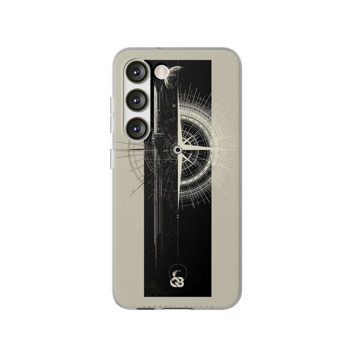 Beige Lite Phone Case for Samsung - Zenith Vector Spire