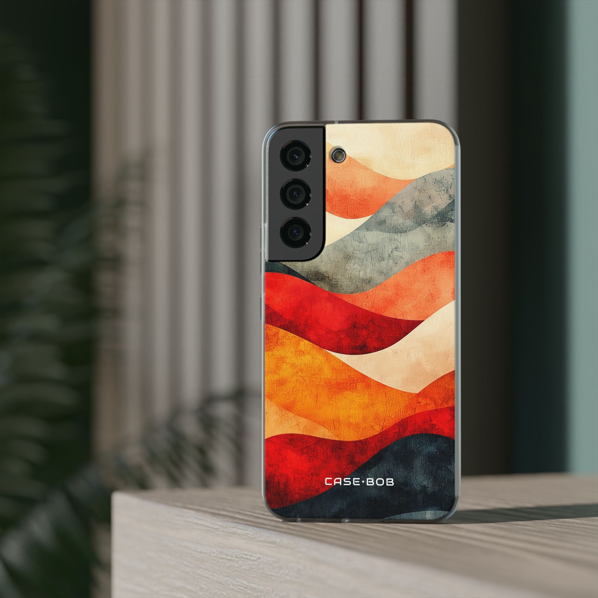 Cracked Wave Sunset Samsung S22 - Soft