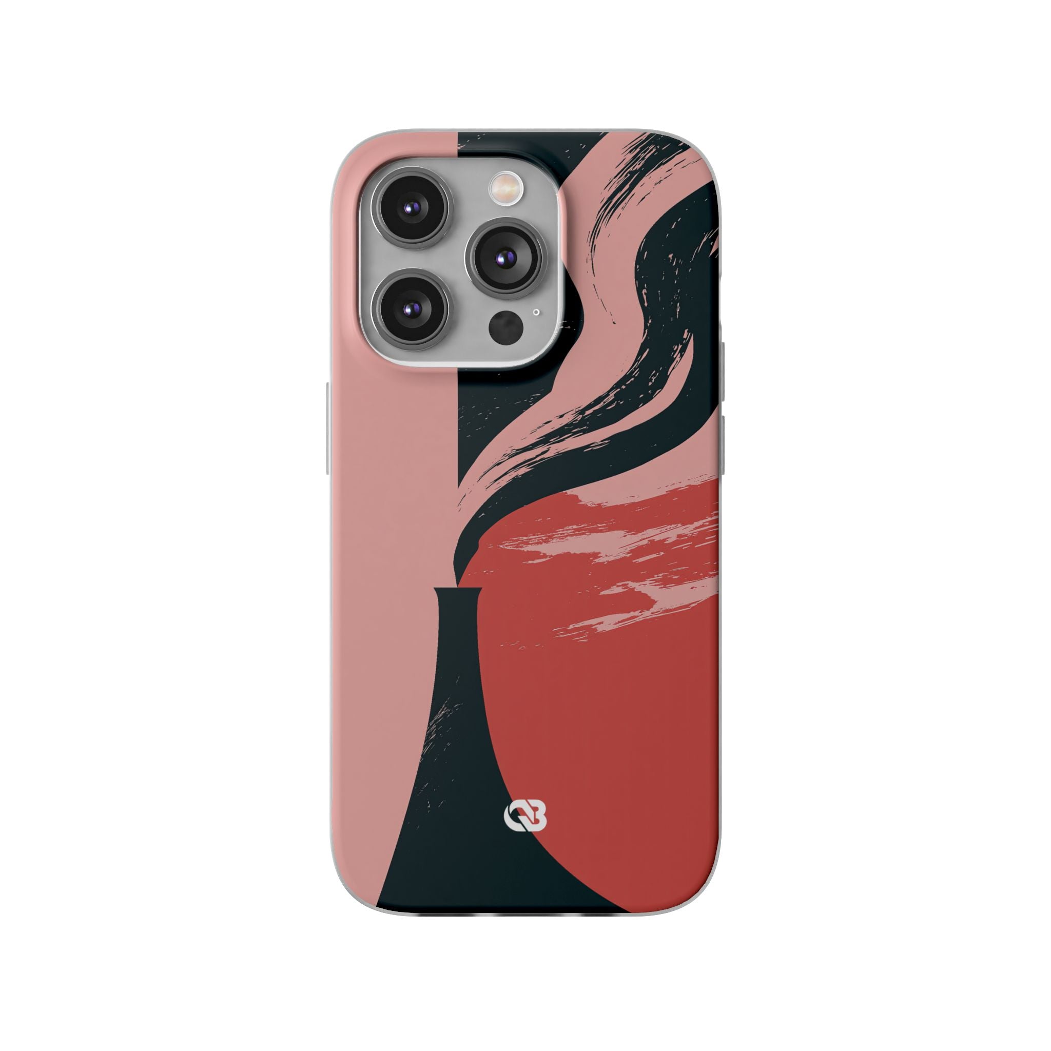 Pink Lite Phone Case for iPhone - Cinder Rose Plume