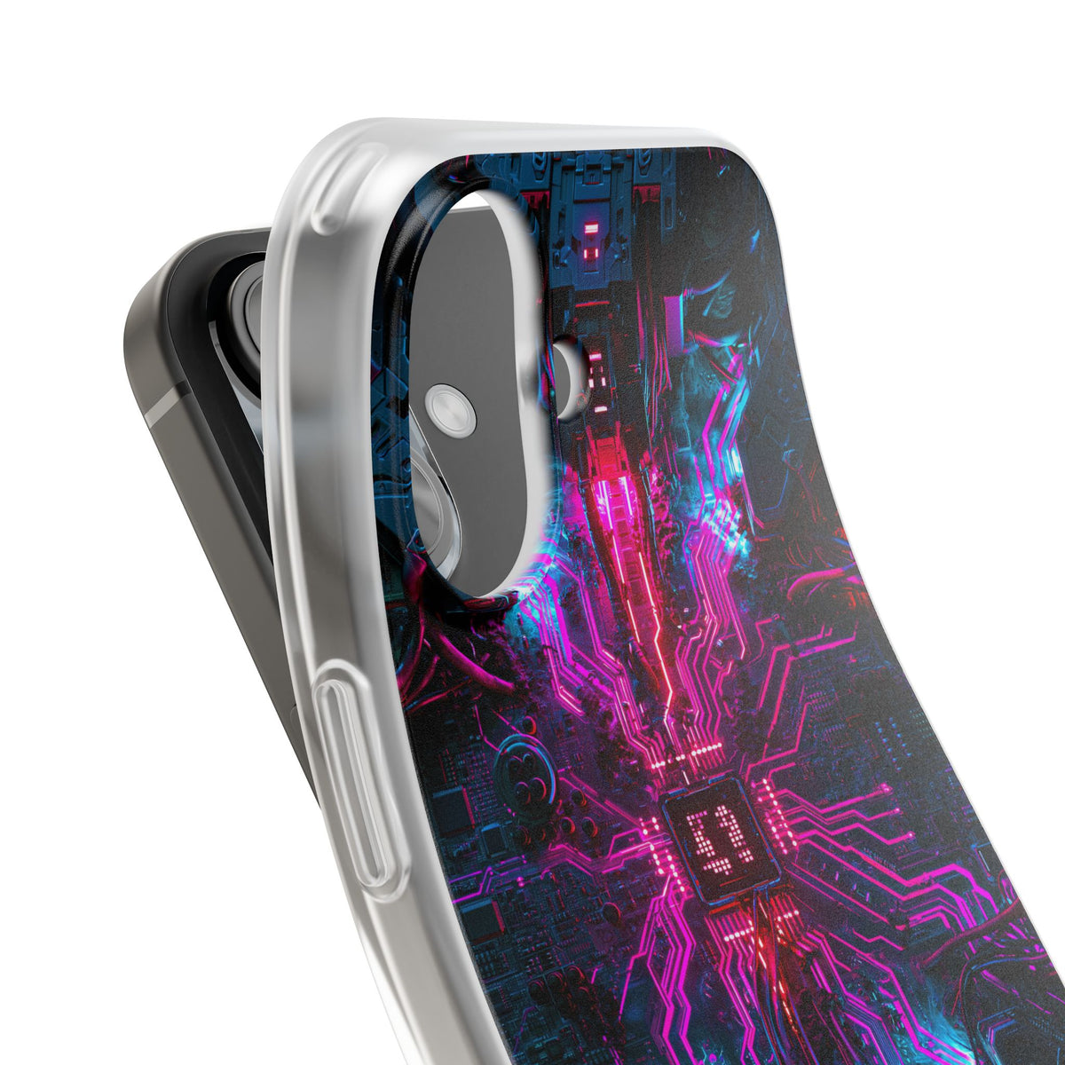 Neural Circuit Core · Lite Phone Case for iPhone · Black