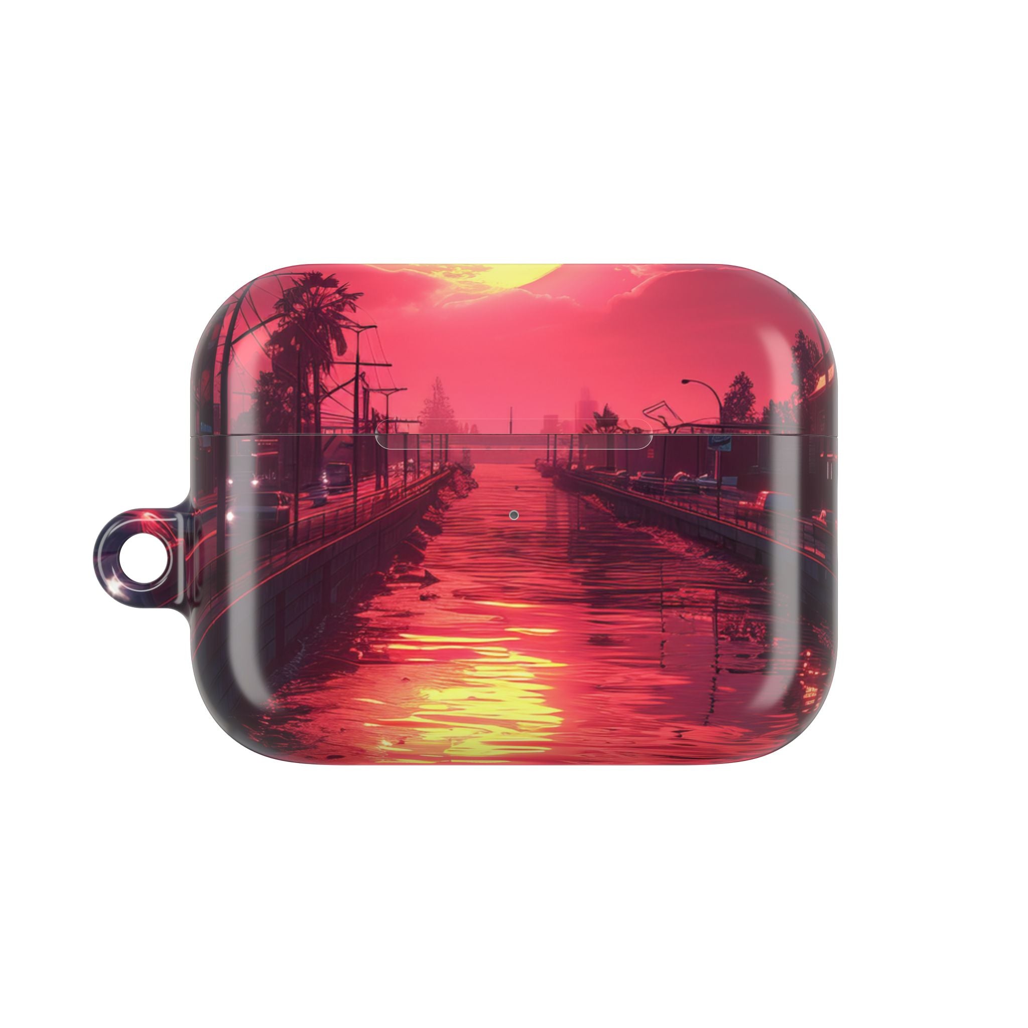 Yellow Moon Reflection - AirPods Case