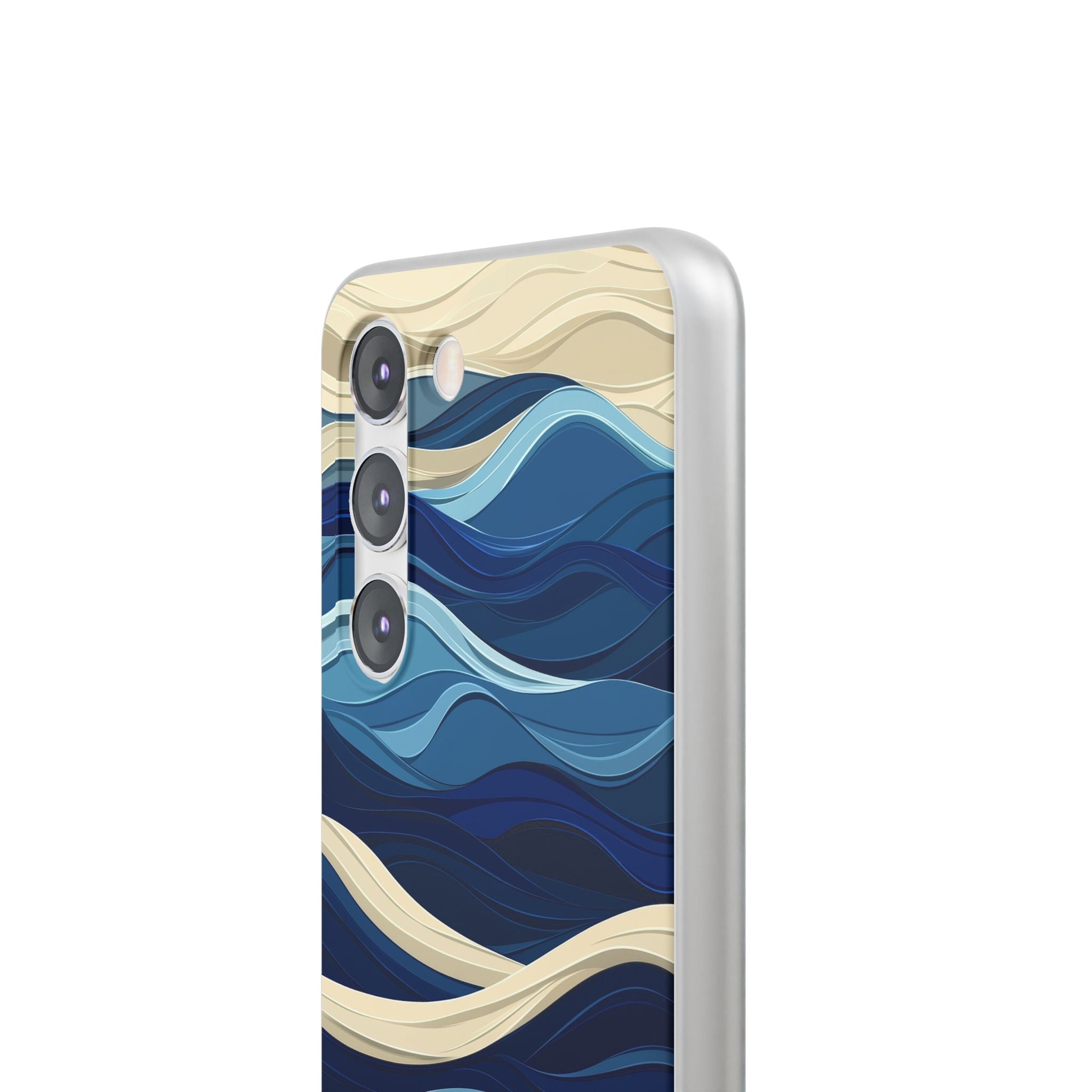 Cobalt Coast Layers · Soft Custodia per Samsung