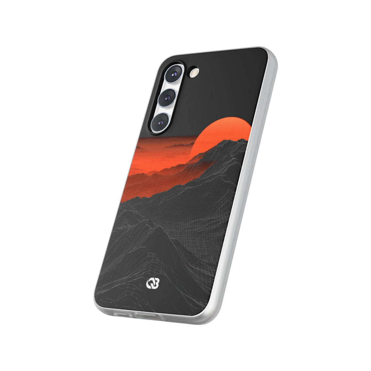 Solar Ridge Mesh · Lite Phone Case for Samsung · Black