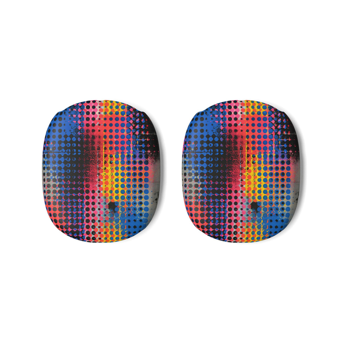 Chromatic Halftone Grid · Hard Case for AirPods Max · Blue