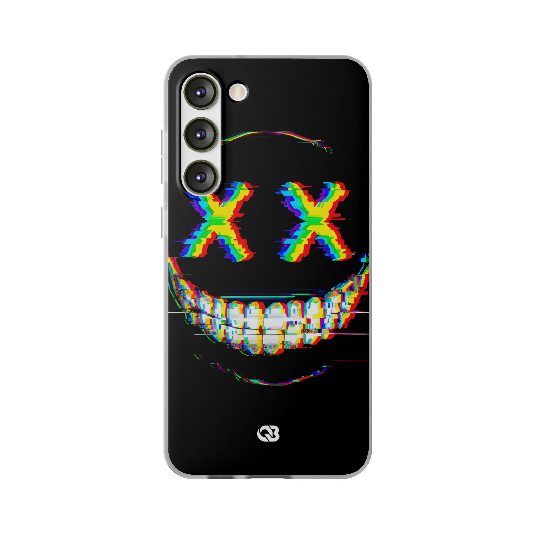 Glitch Grin Distortion · Soft Handyhülle für Samsung