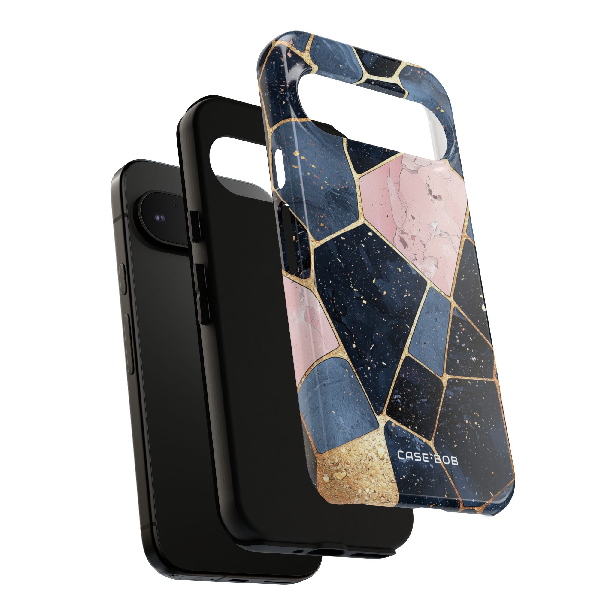 Golden Mosaik Google Pixel 9 Pro Case - Tough