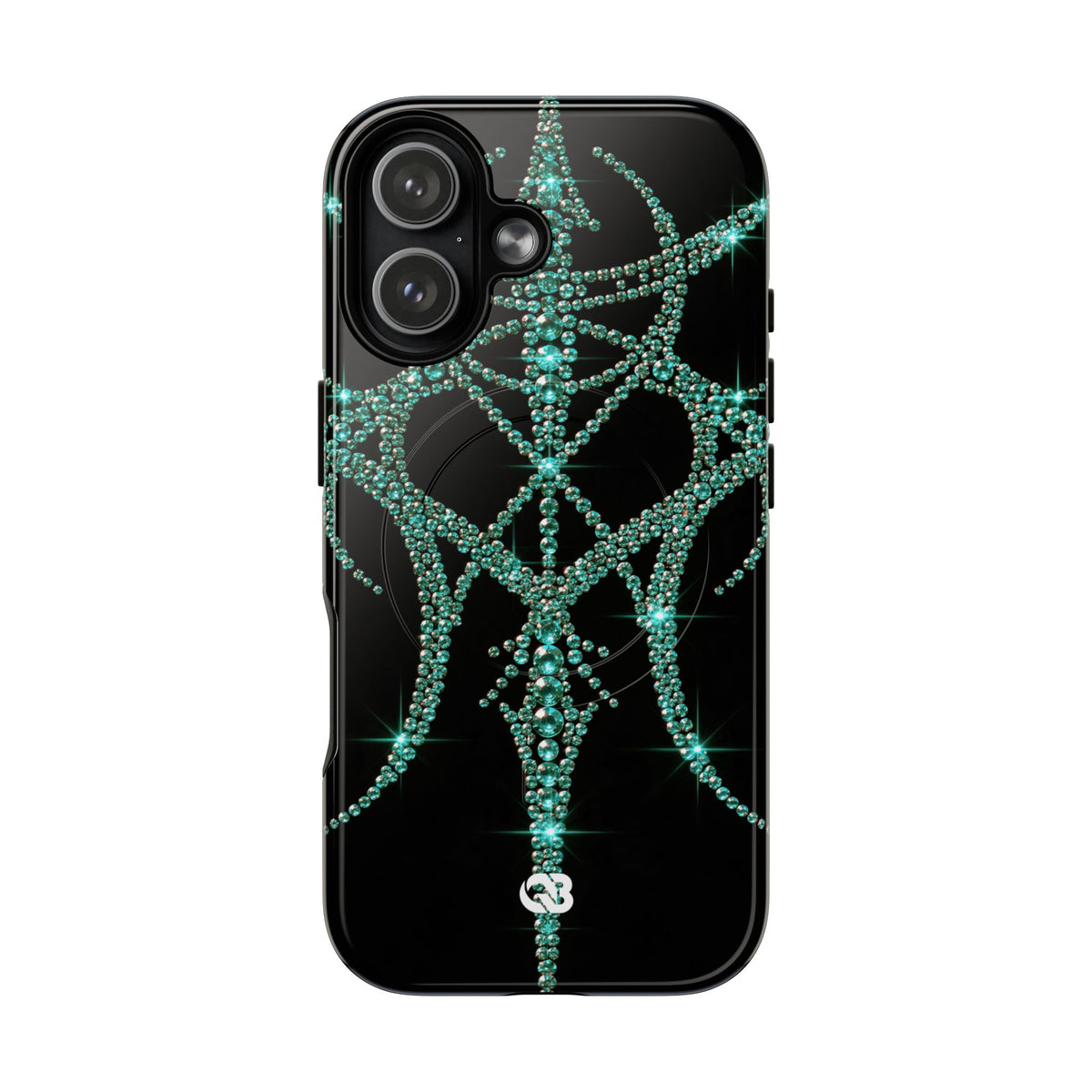 Teal Cyber Sigil · Tough 2.0 Magnetic Phone Case for iPhone · Teal