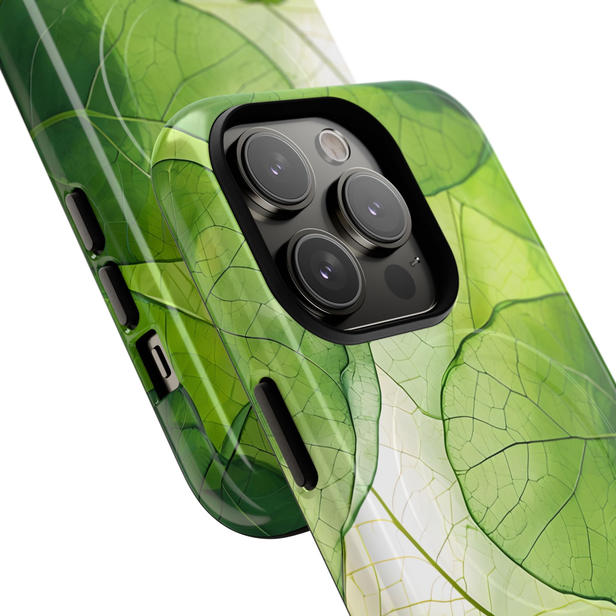 Emerald Leaf Veins · Tough+ Magsafe