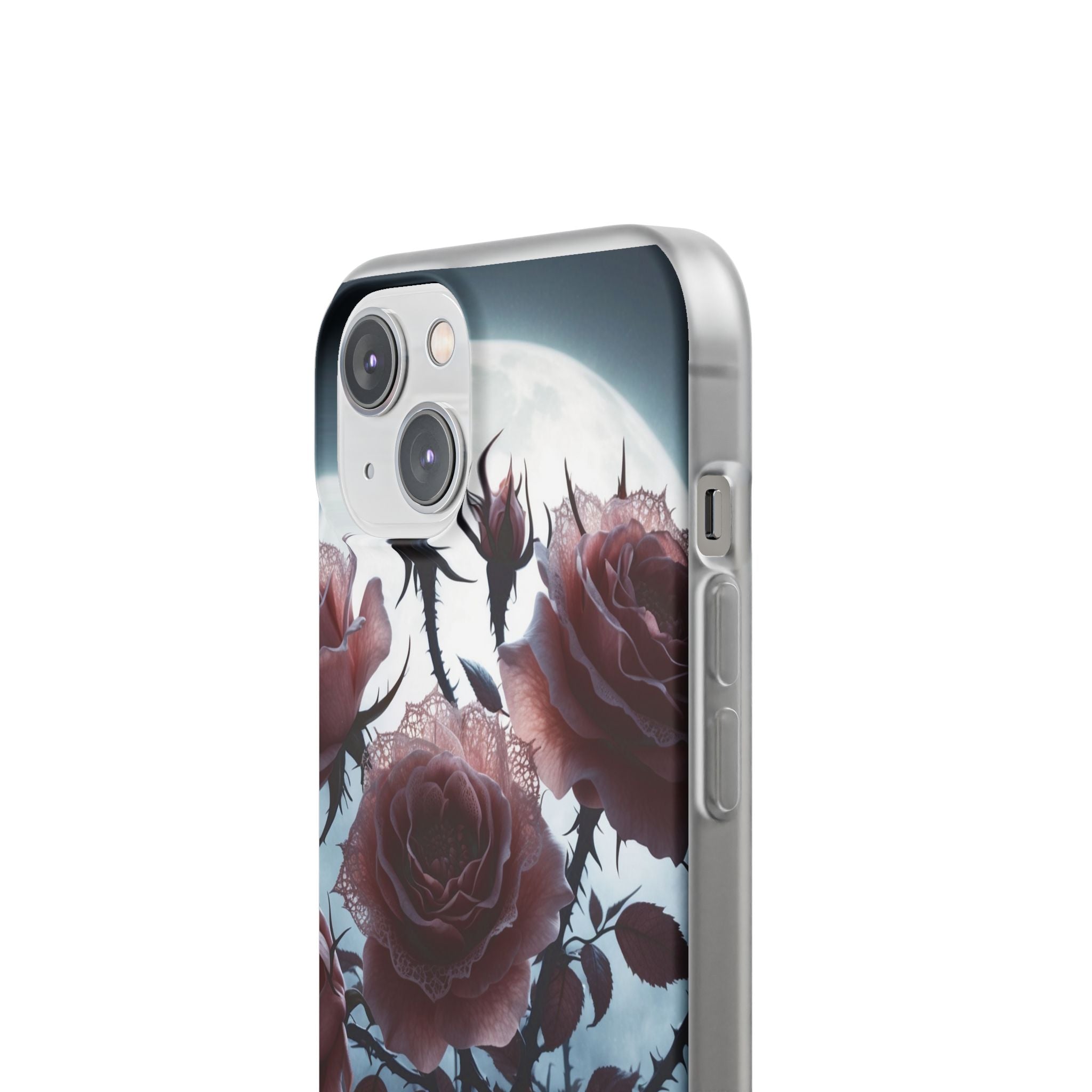 Lunar Lace Petals · Soft Coque de téléphone pour iPhone