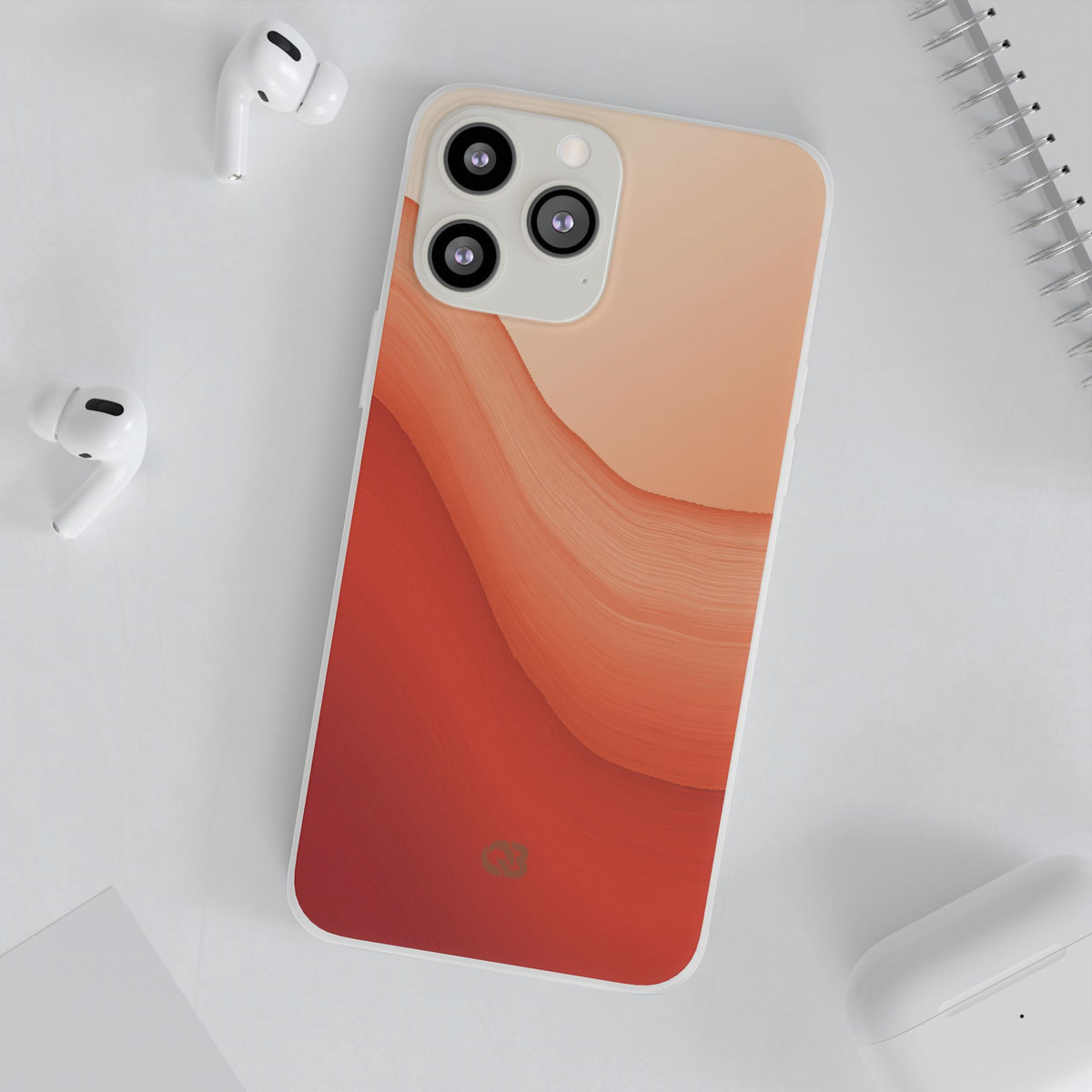 Terracotta Flow · Lite Phone Case for iPhone · Orange
