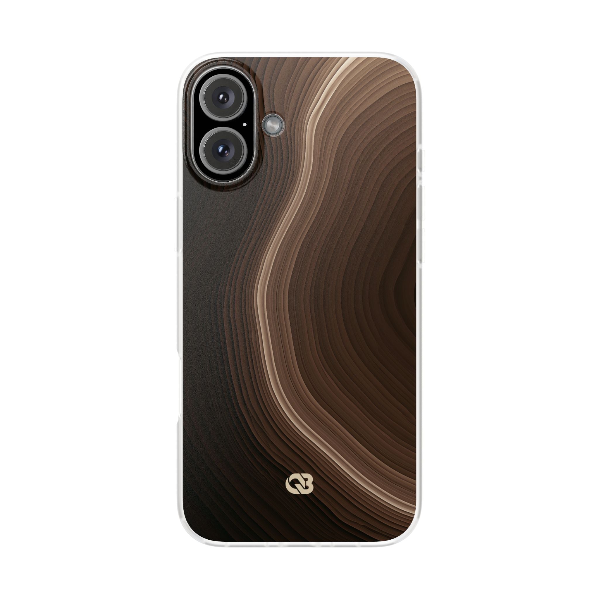 Brown Lite Phone Case for iPhone - Bronzed Canyon Relief