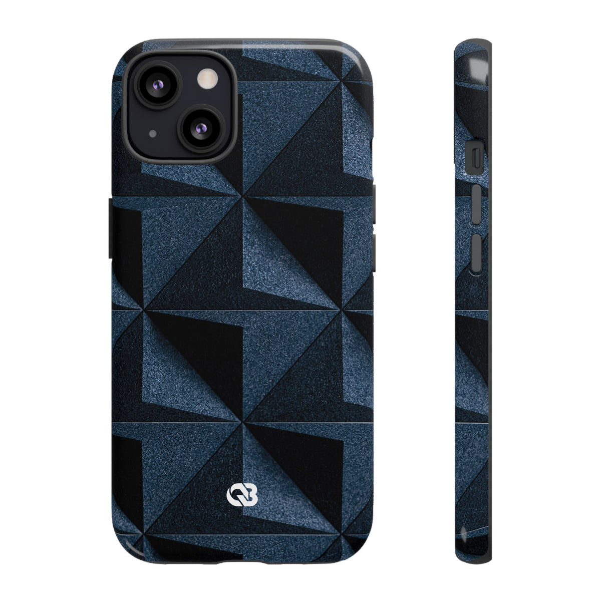 Faceted Slate · Tough Phone Case for iPhone · Blue