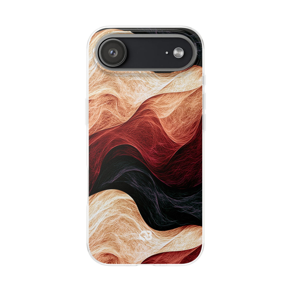 Ember Wave Dispersion · Lite Phone Case for iPhone · Red